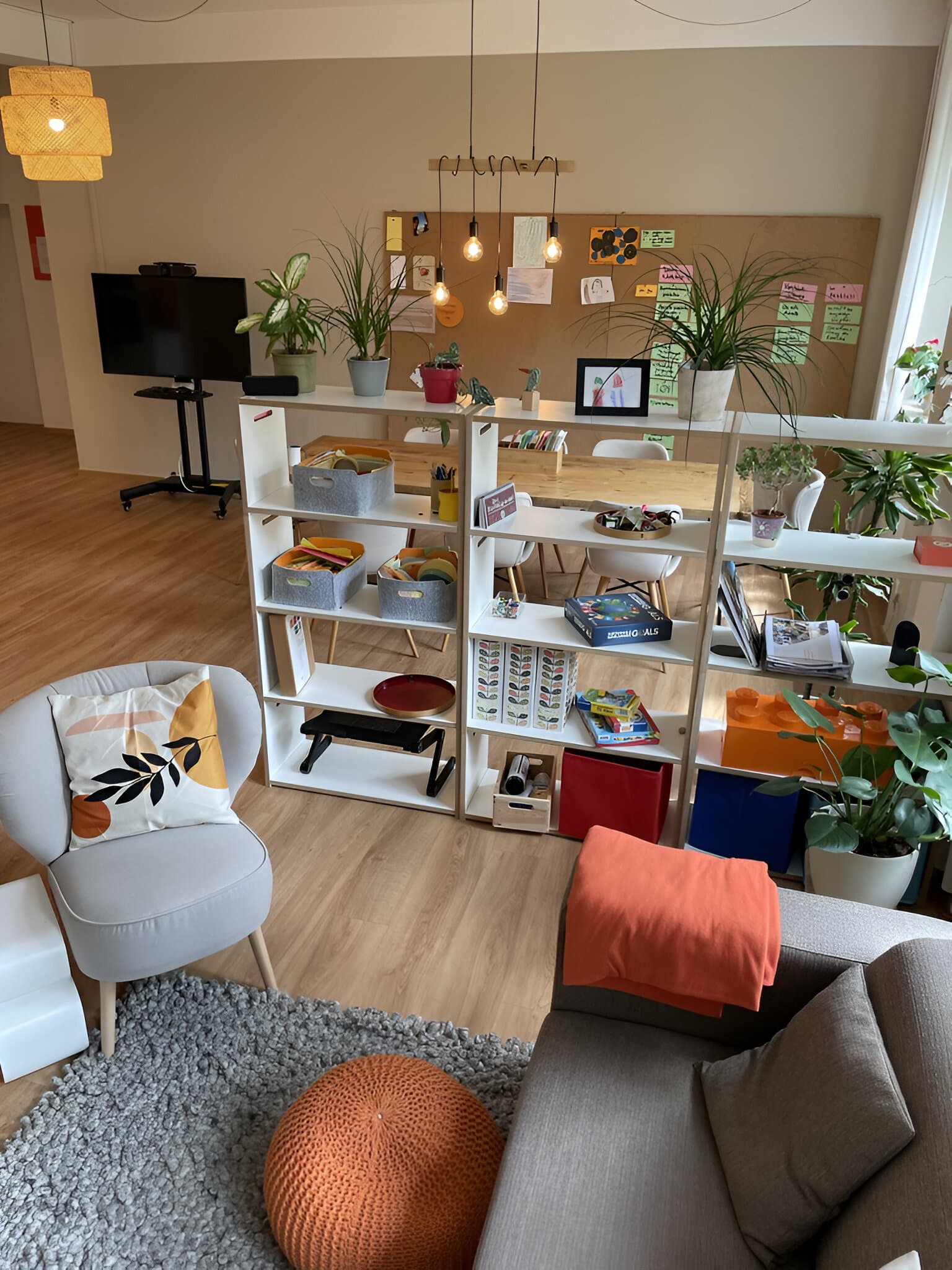 Cozy sitting area