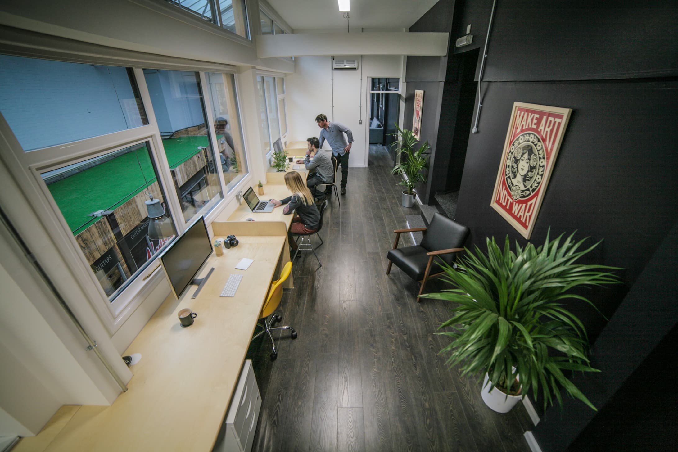 Where the Studio Illicit team sits Where the Studio Illicit team sits