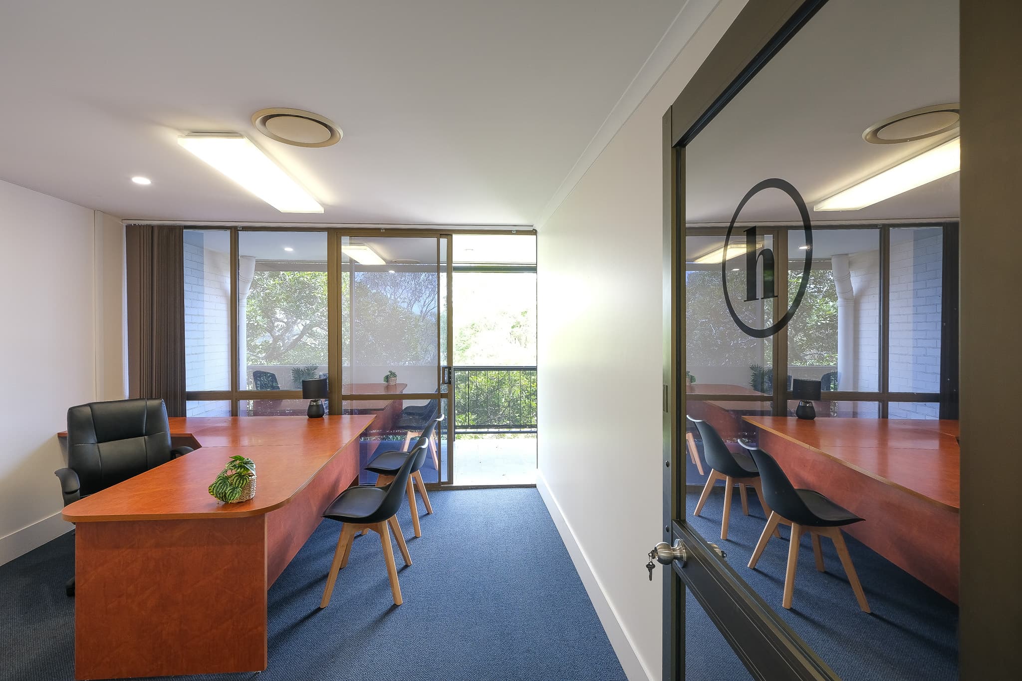 2 person office space