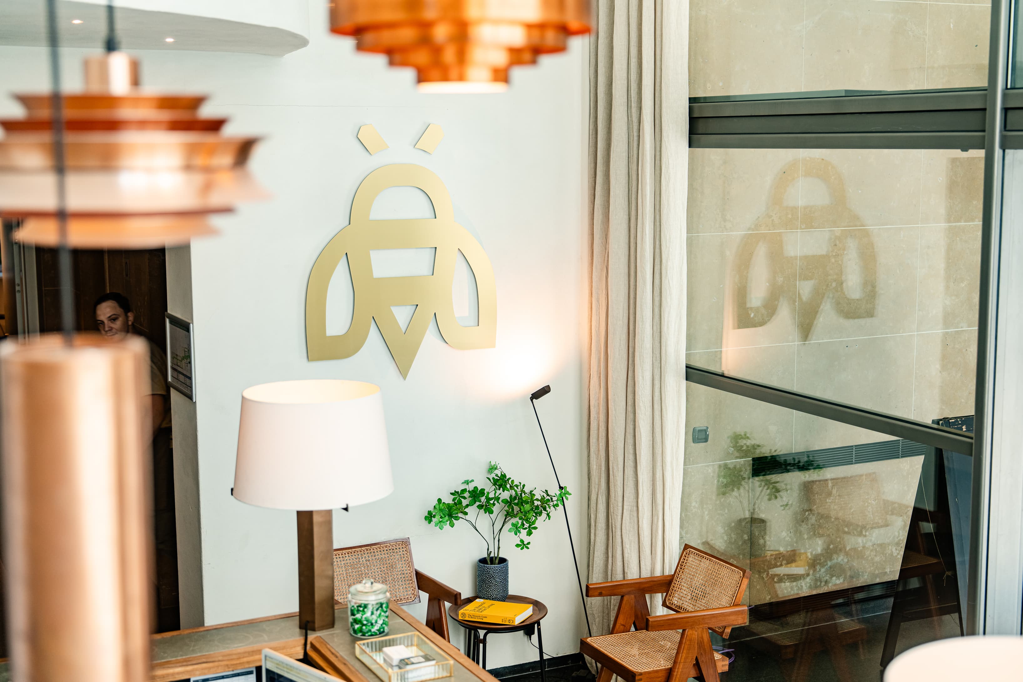Reception area