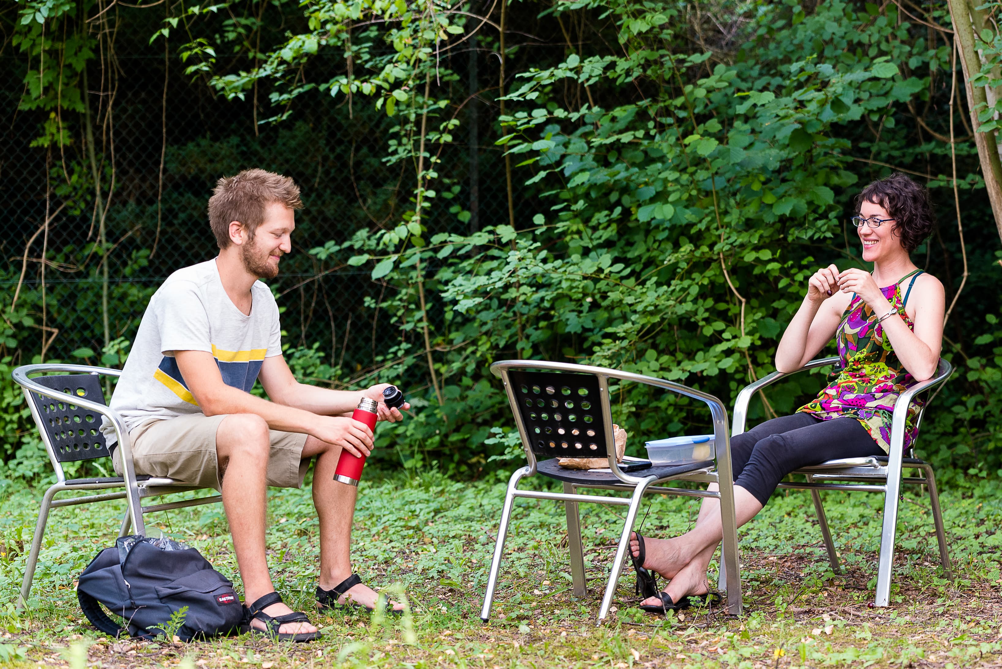 Cadre verdoyant et jardin 