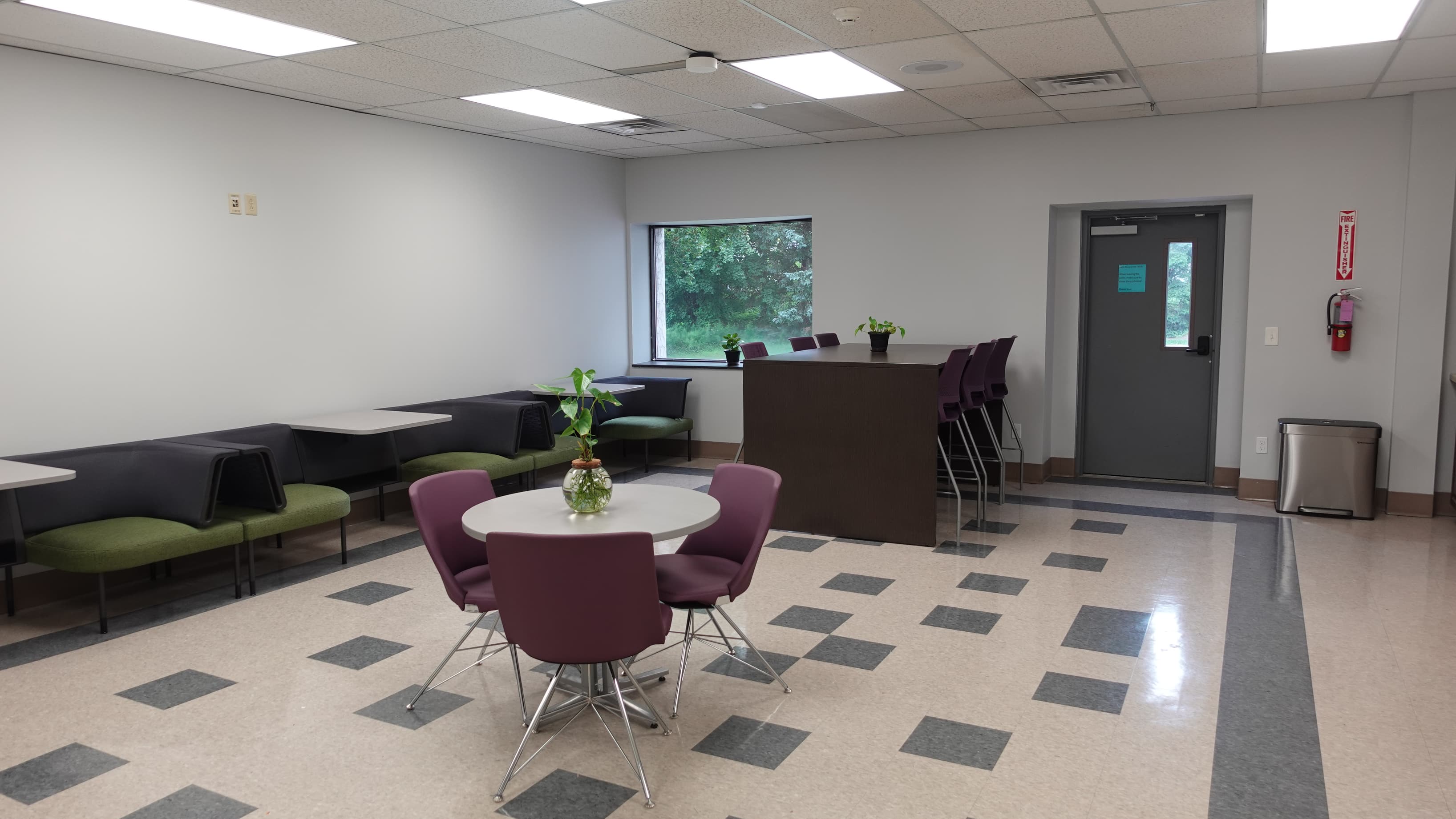 cafe open to the entire office