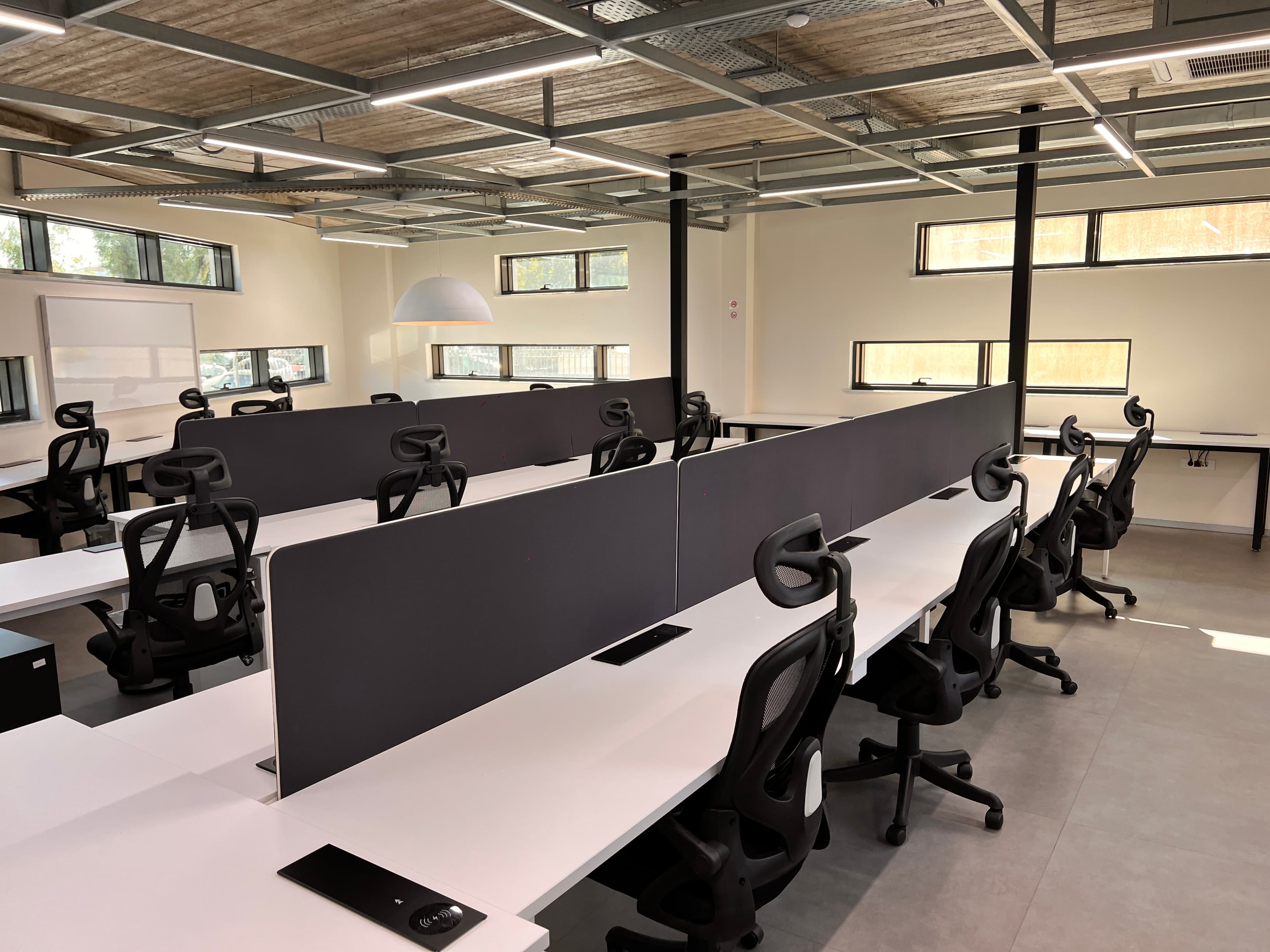 Dedicated desk area Dedicated desk area