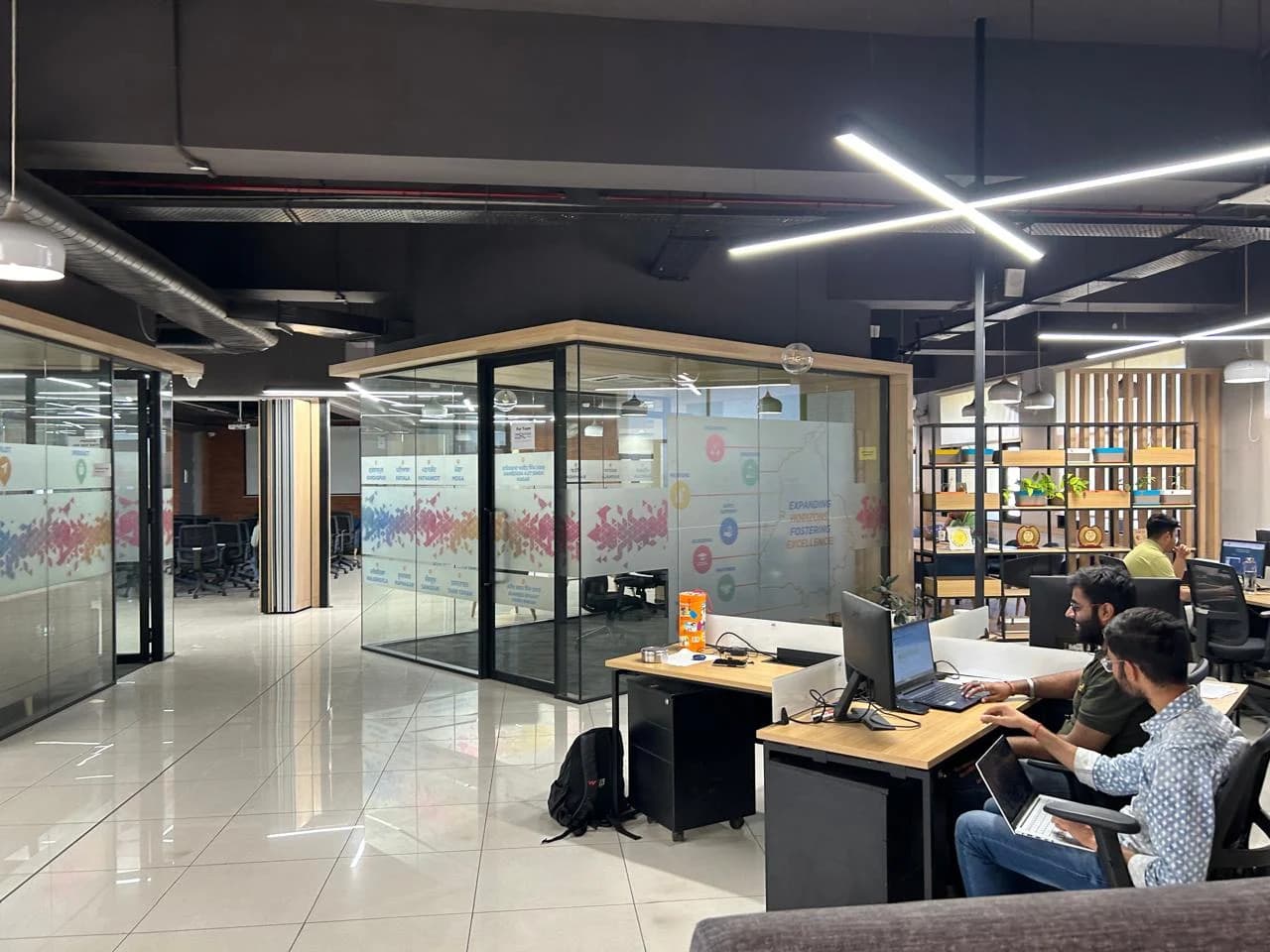 This the the office space of Adeptiv AI.