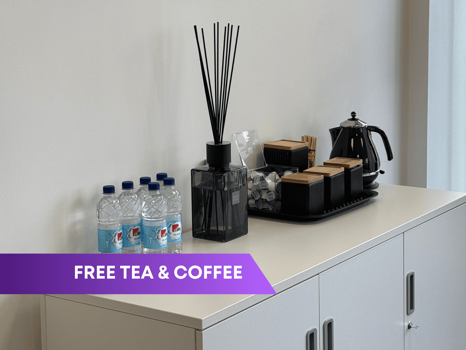 Free tea and coffee Free tea and coffee