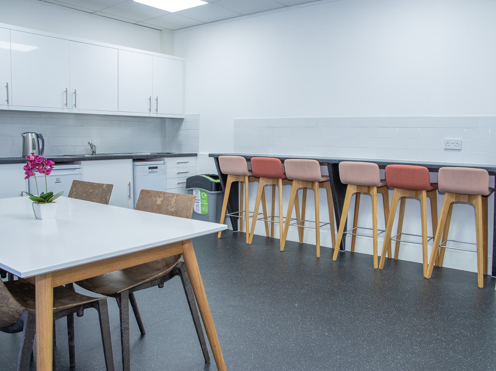 one of the many shared kitchen areas