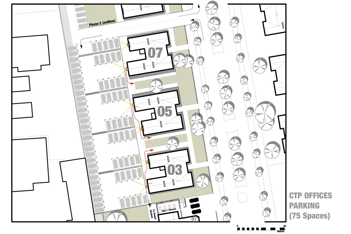 Dedicated 70 space car park Dedicated 70 space car park