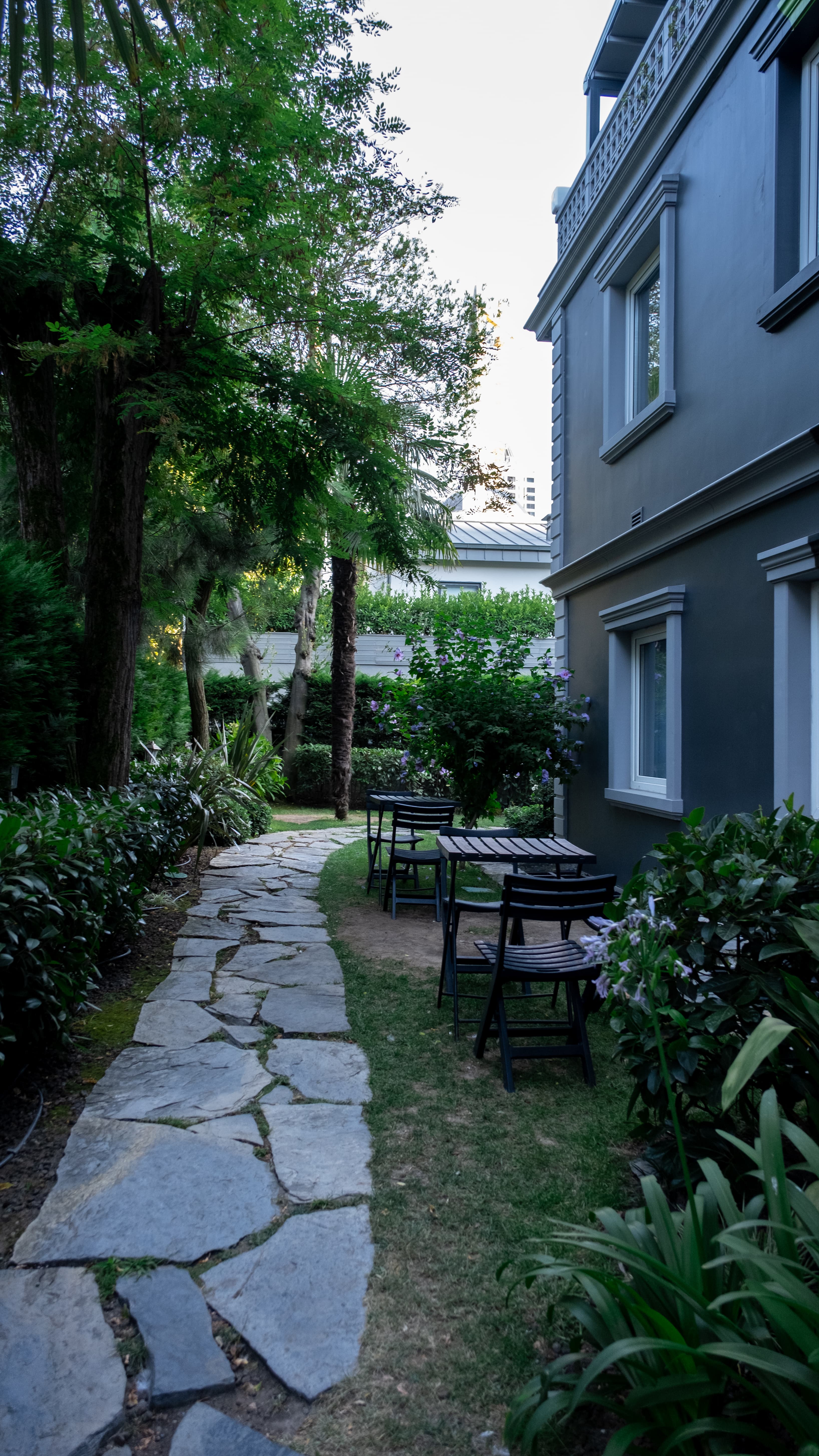 Beautiful garden of the villa Beautiful garden of the villa