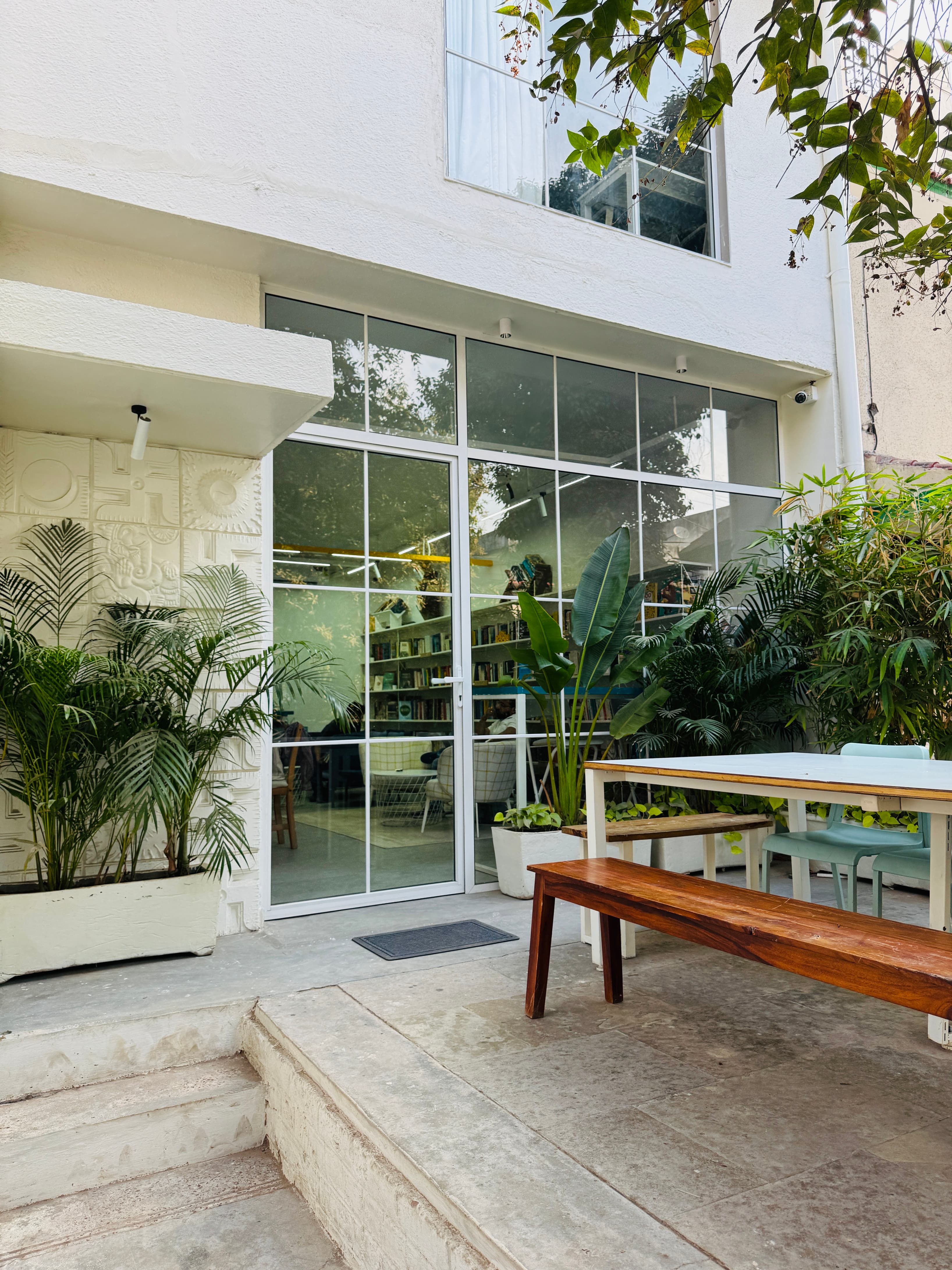 Conversations and networks are fostered over a warm cup of chai here