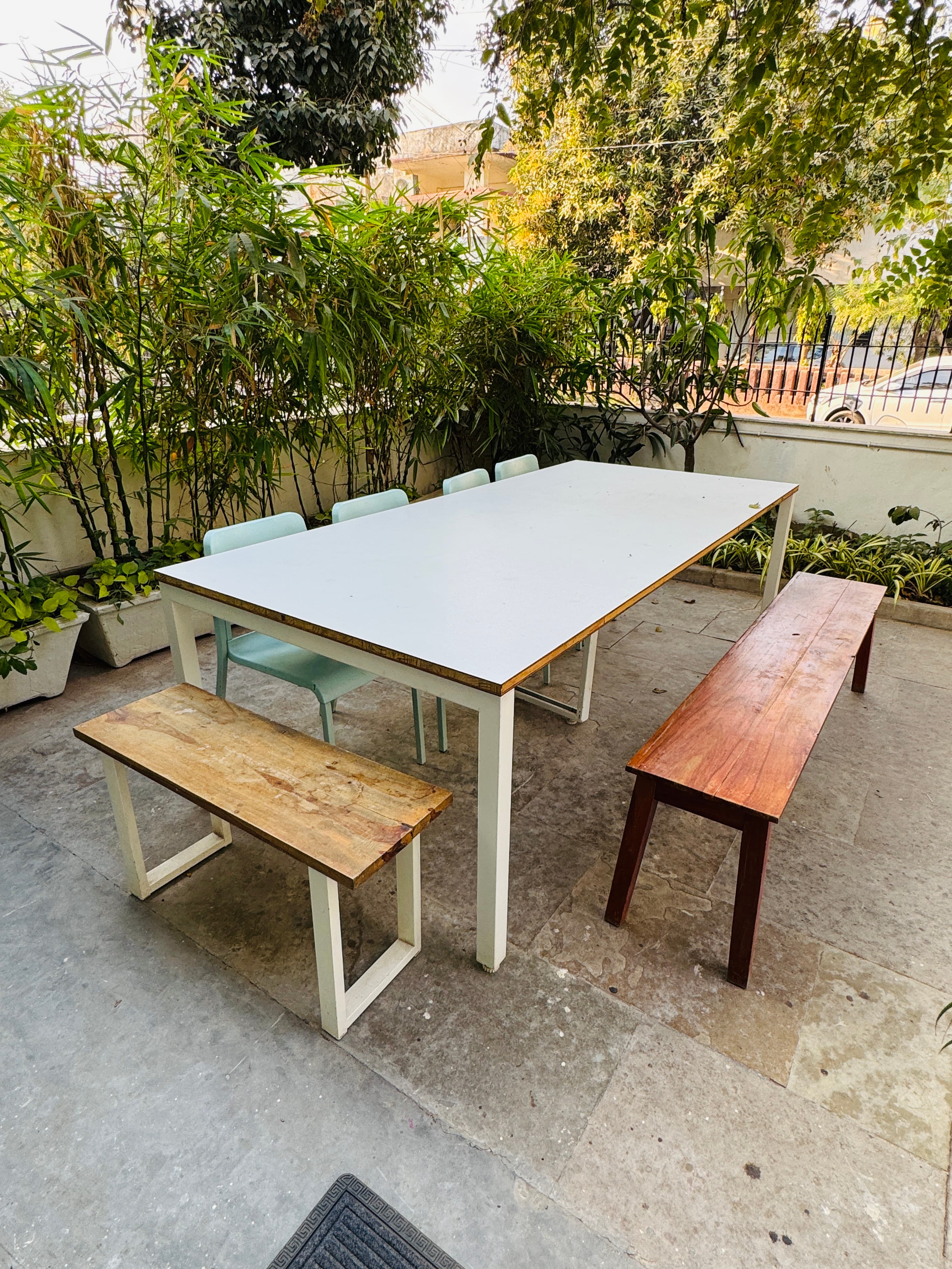 Our casual hangout and backyard zone. 