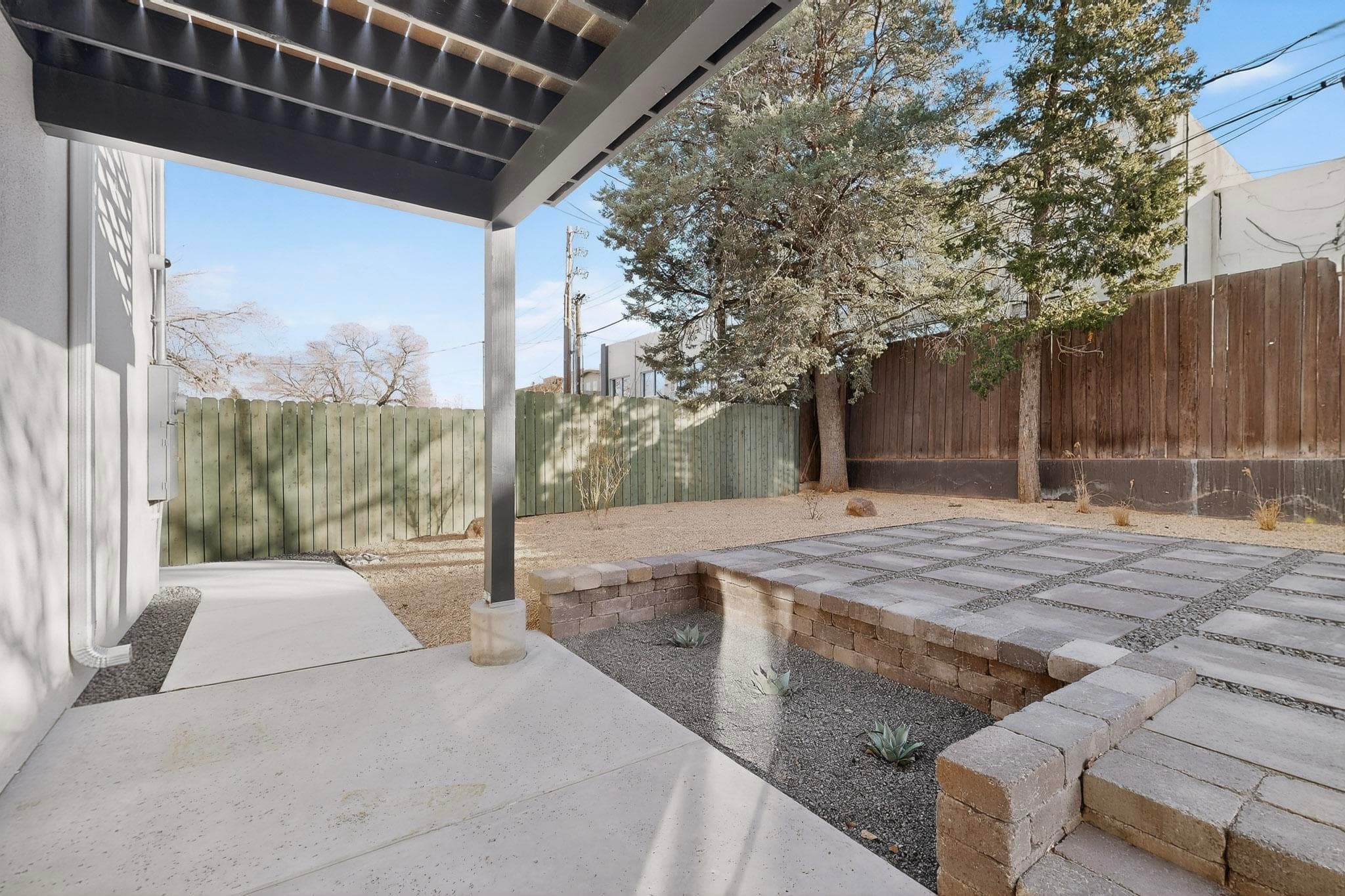 Back Yard Covered Patio