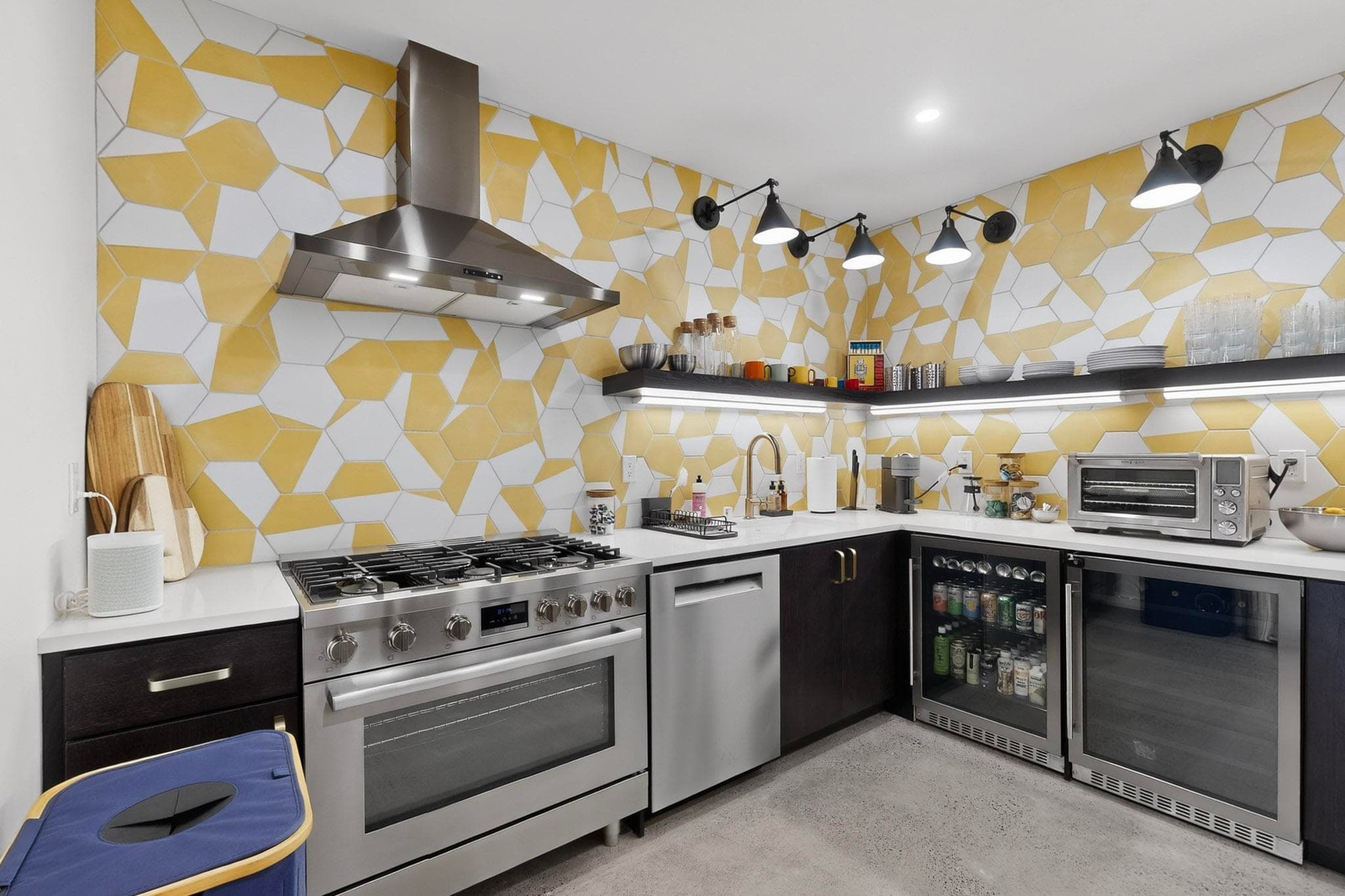 Kitchen with Snacks & Drinks 