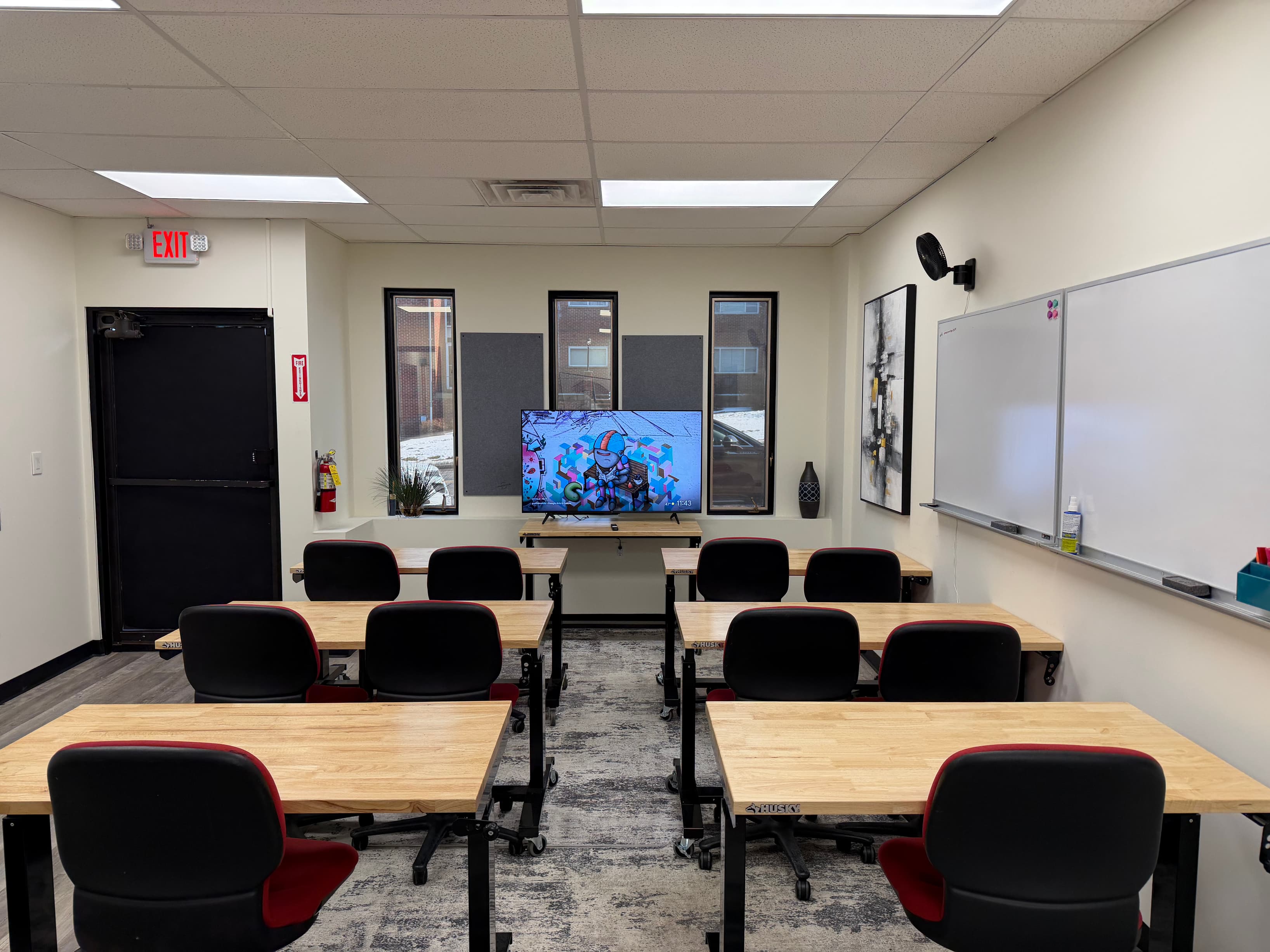 training center style conference room