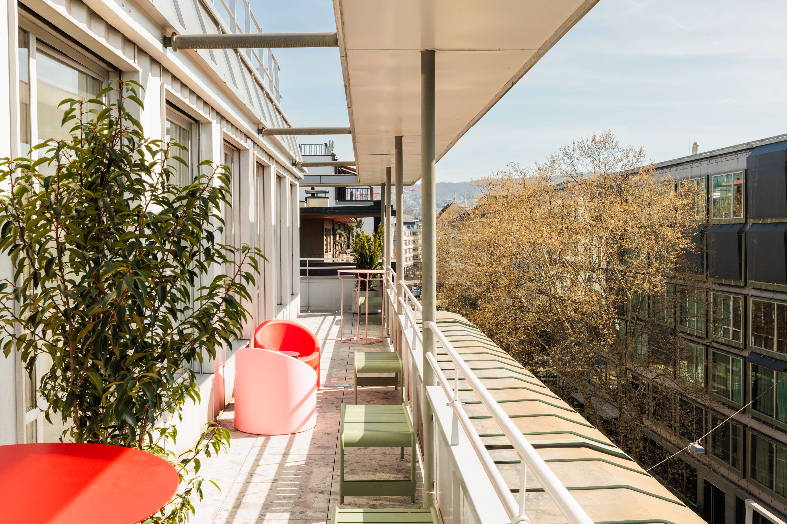 Roof terrace