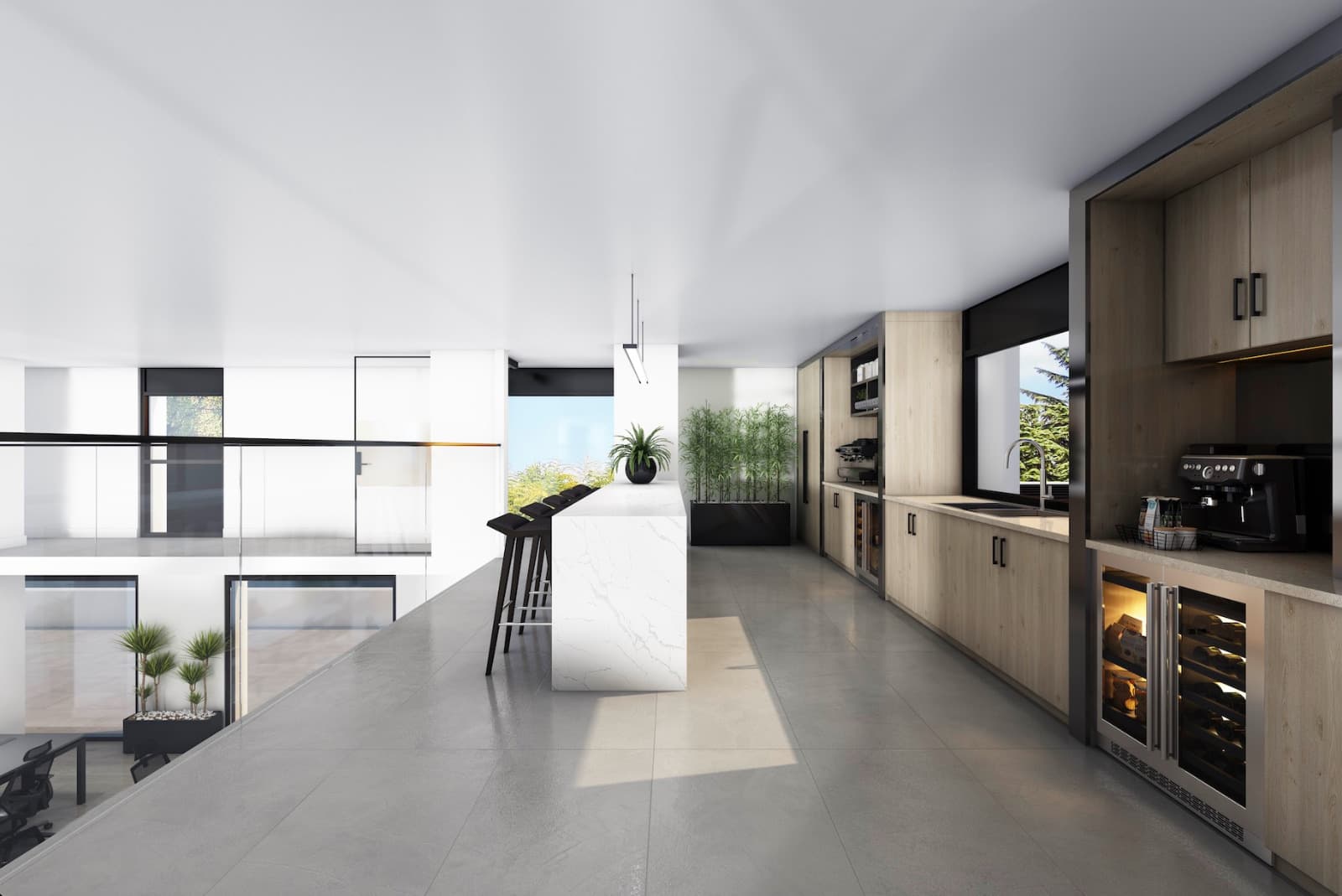 Lounge and Kitchen Lounge and Kitchen