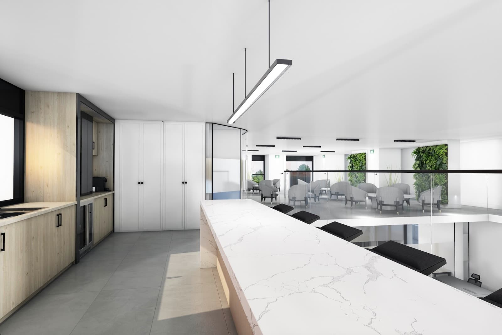 Lounge and Kitchen Lounge and Kitchen