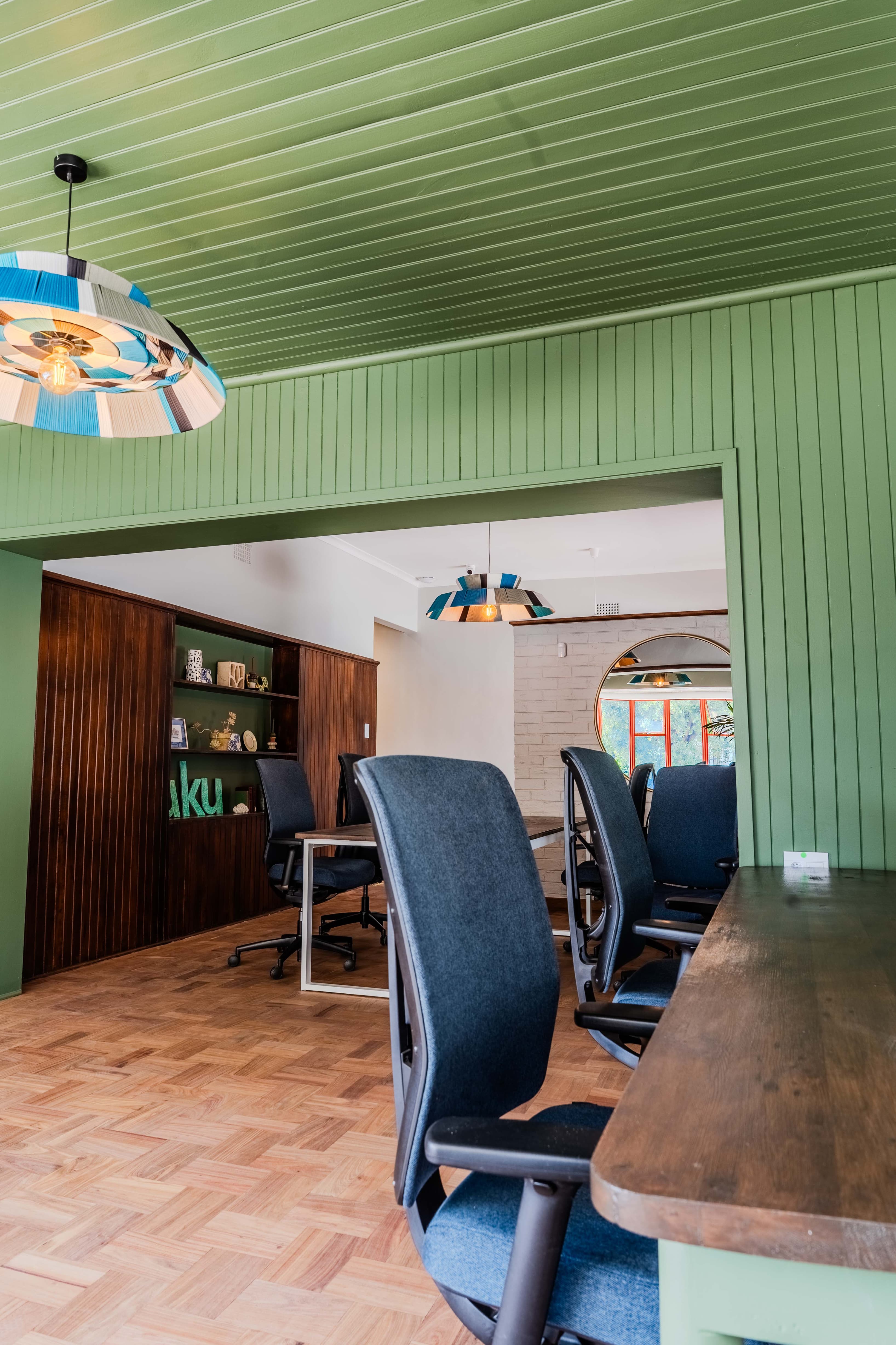 Calm, design-led coworking space combining original features with contemporary touches. Calm, design-led coworking space combining original features with contemporary touches.