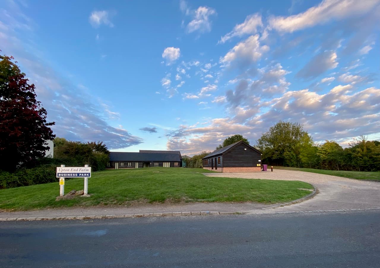 Main Entrance - Upton End Road Main Entrance - Upton End Road