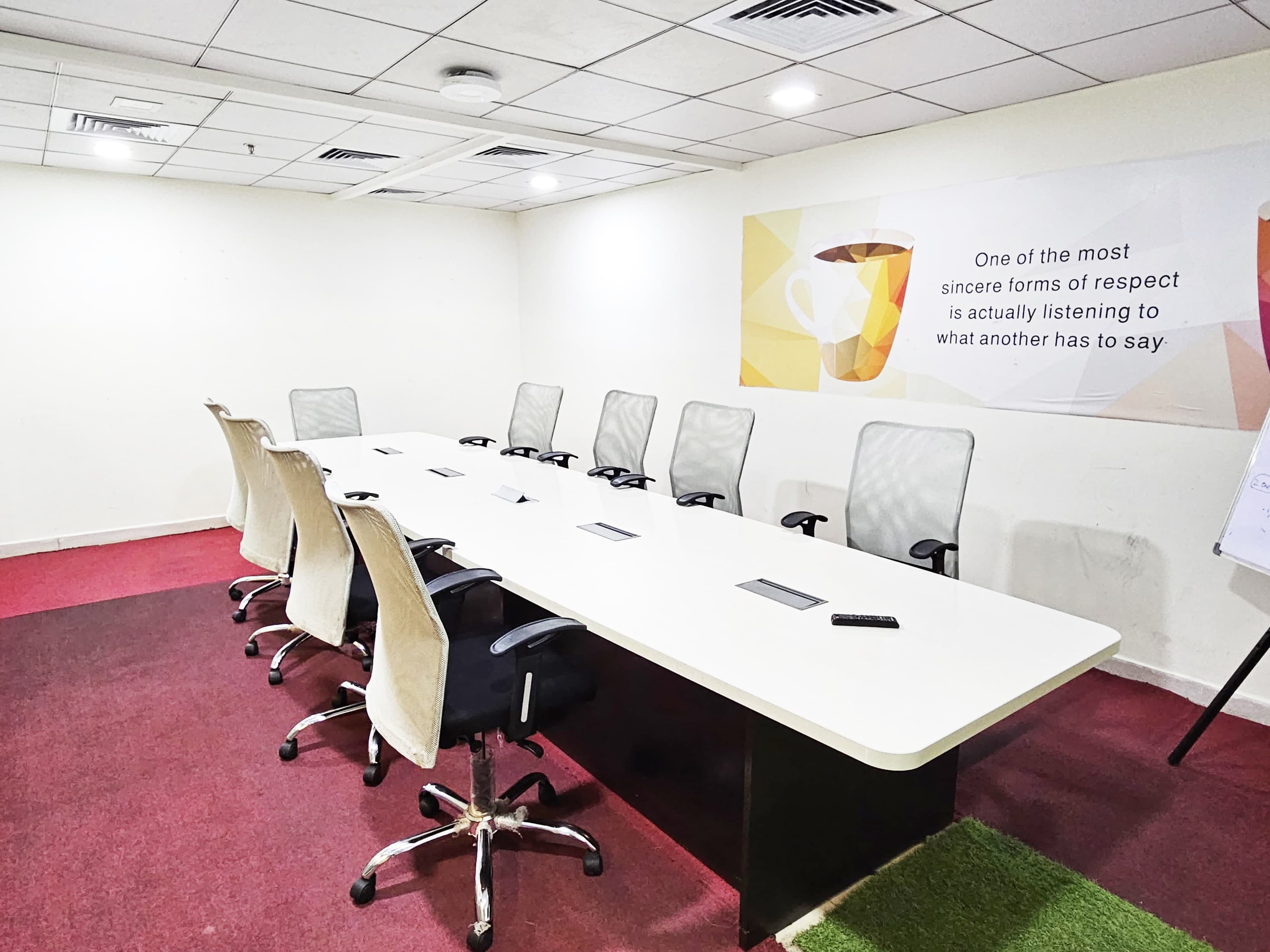 Conference Room in Best coworking space in Gachibowli Hitech city for startups shared office for IT companies Manager cabin 