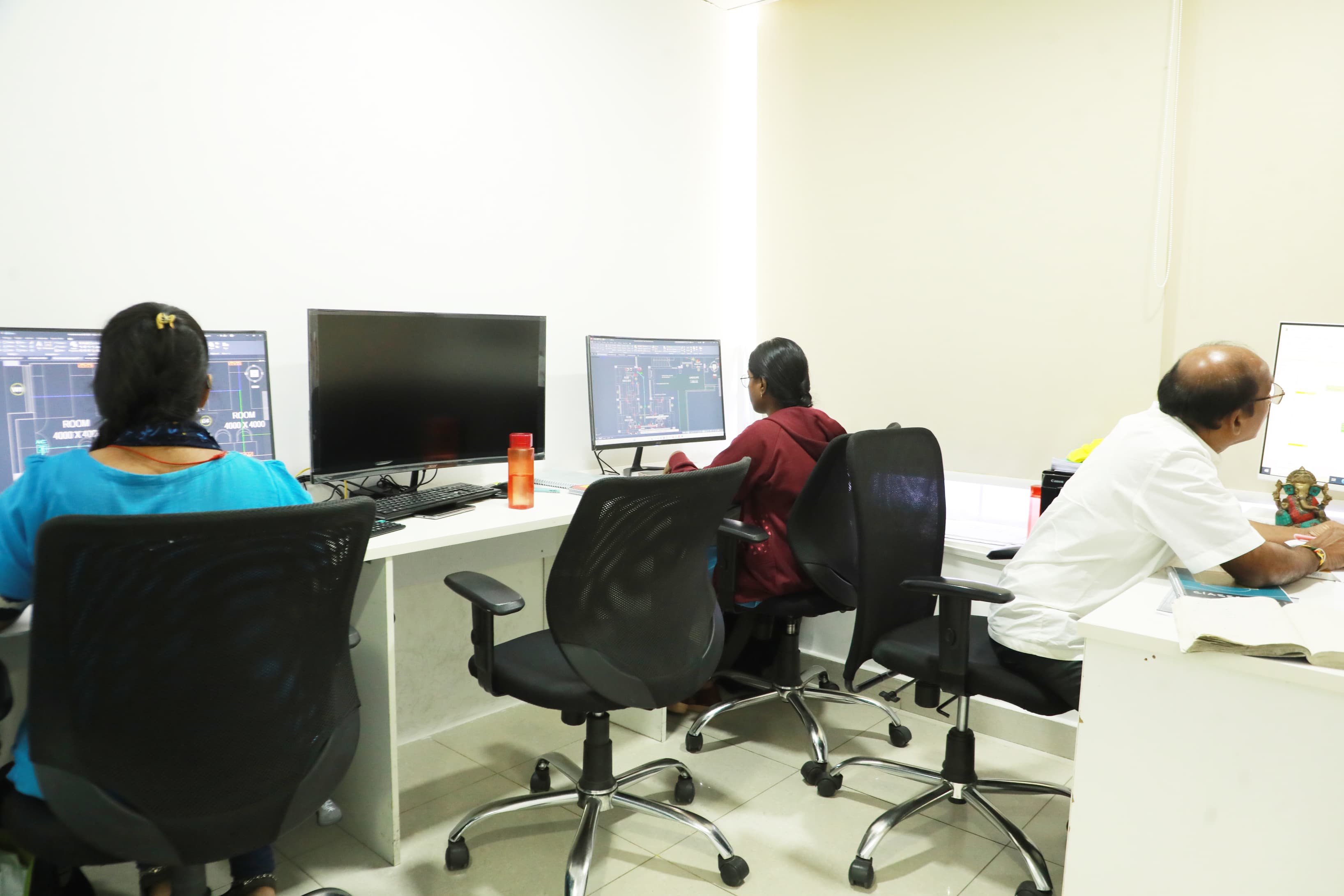 Team Working in Best coworking space in Gachibowli Hitech city for startups shared office for IT companies Manager cabin Day 