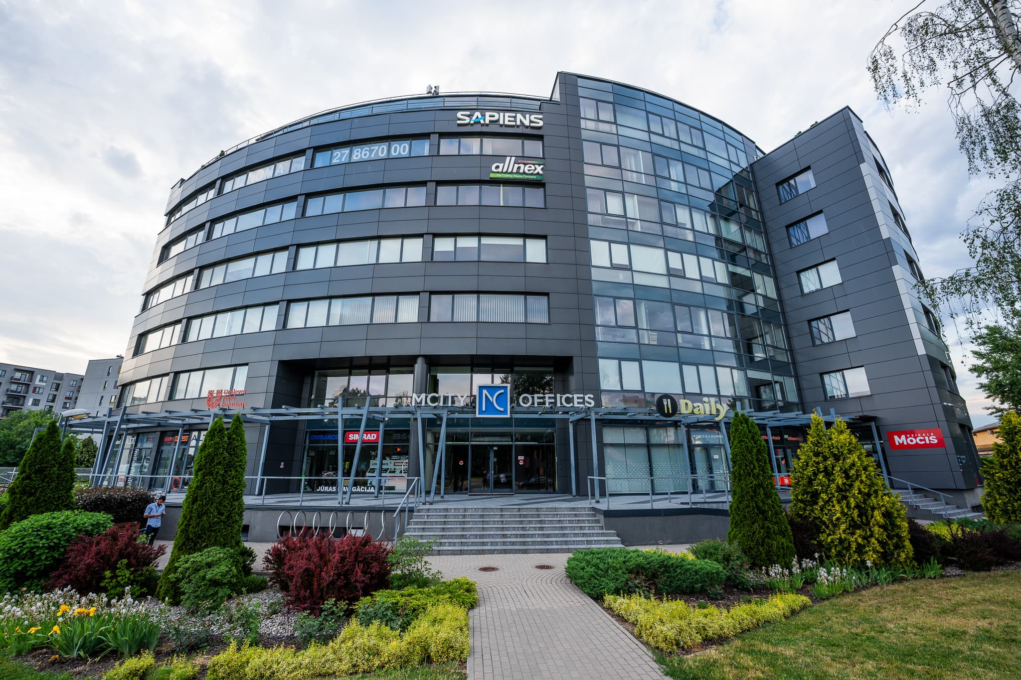  Corporate complex showcasing contemporary architecture