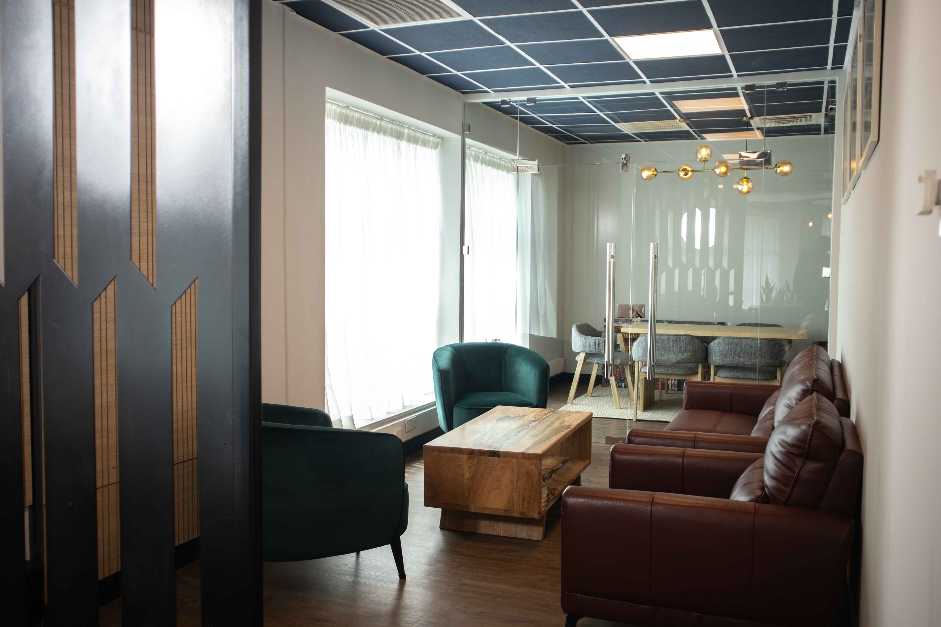 Lounge area. Place to relax, take a coffee or tea. 