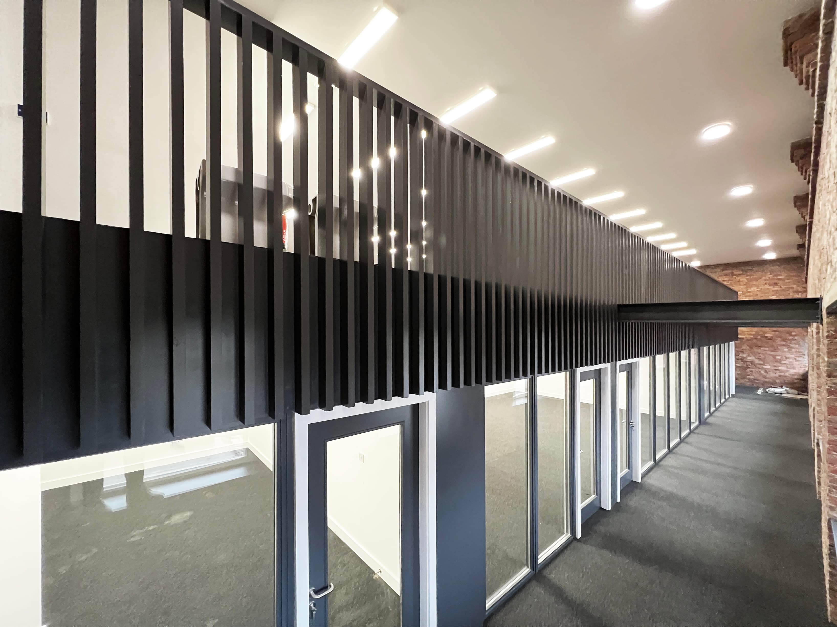 First floor open roof offices 