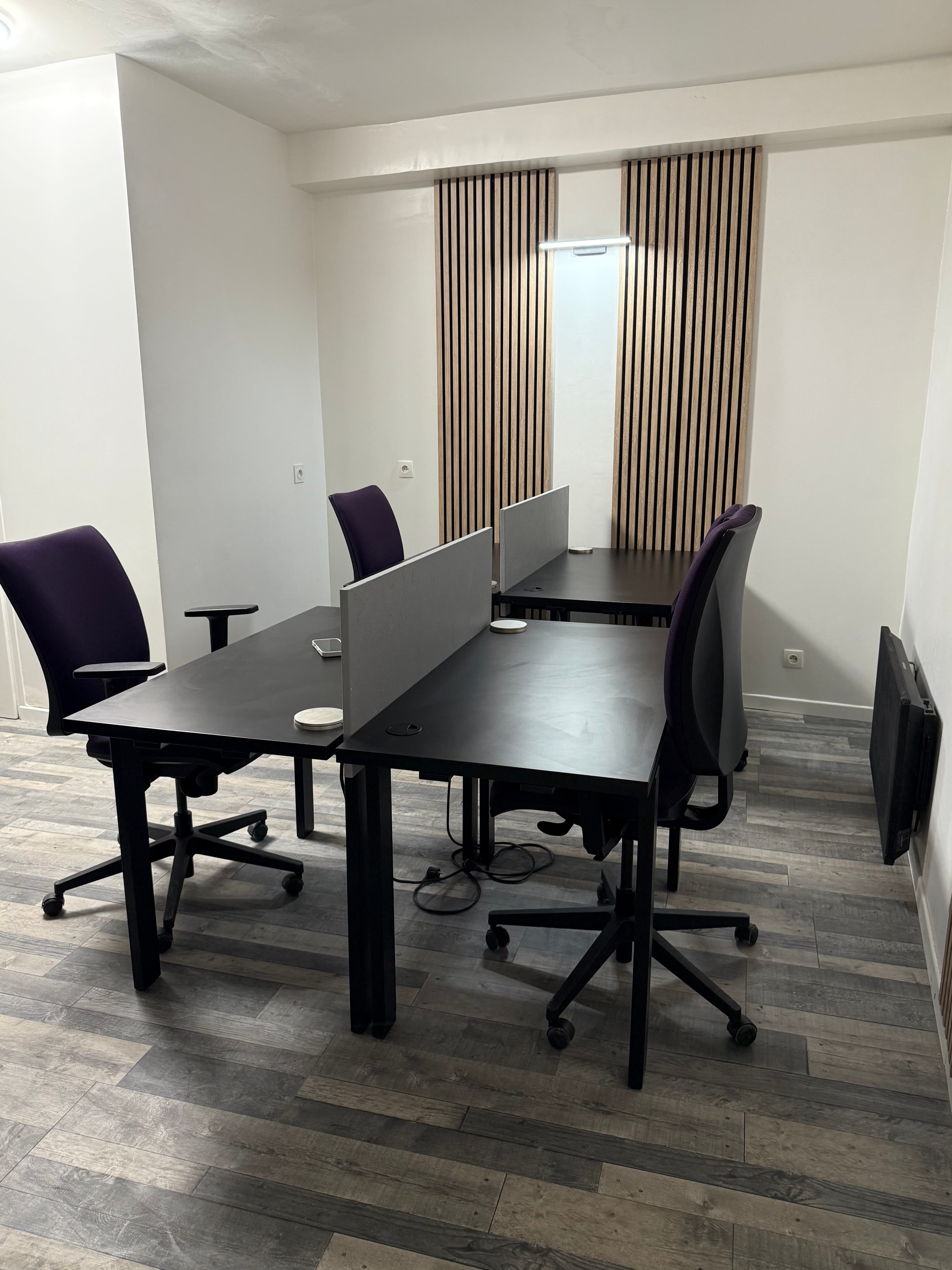 Espace de coworking (Bench de 2 postes) Espace de coworking (Bench de 2 postes)