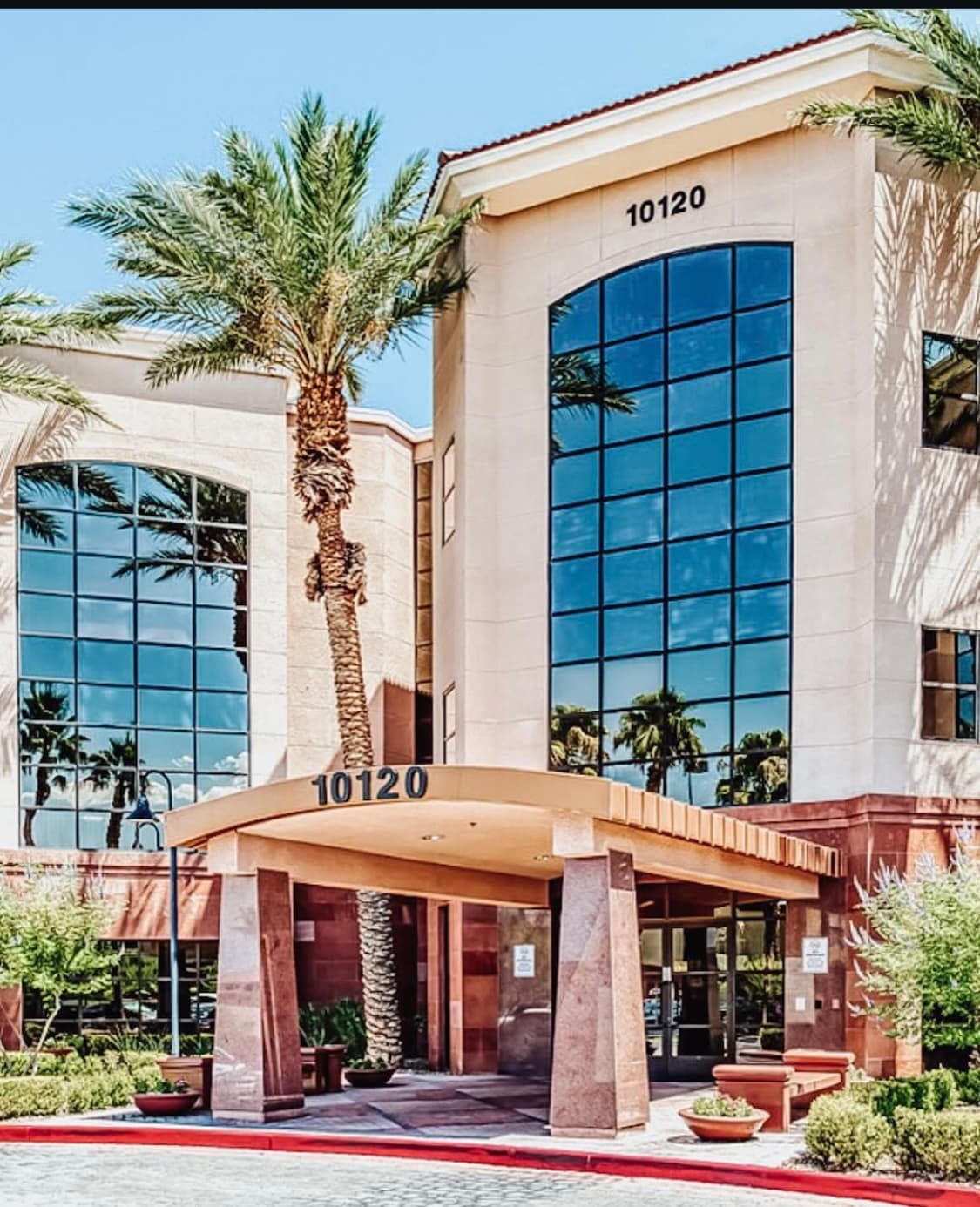 Front of the building