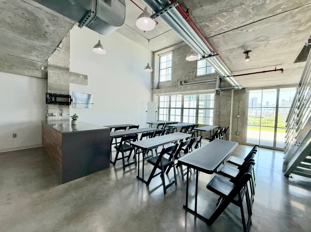 Tables and chairs available in our Add On menu