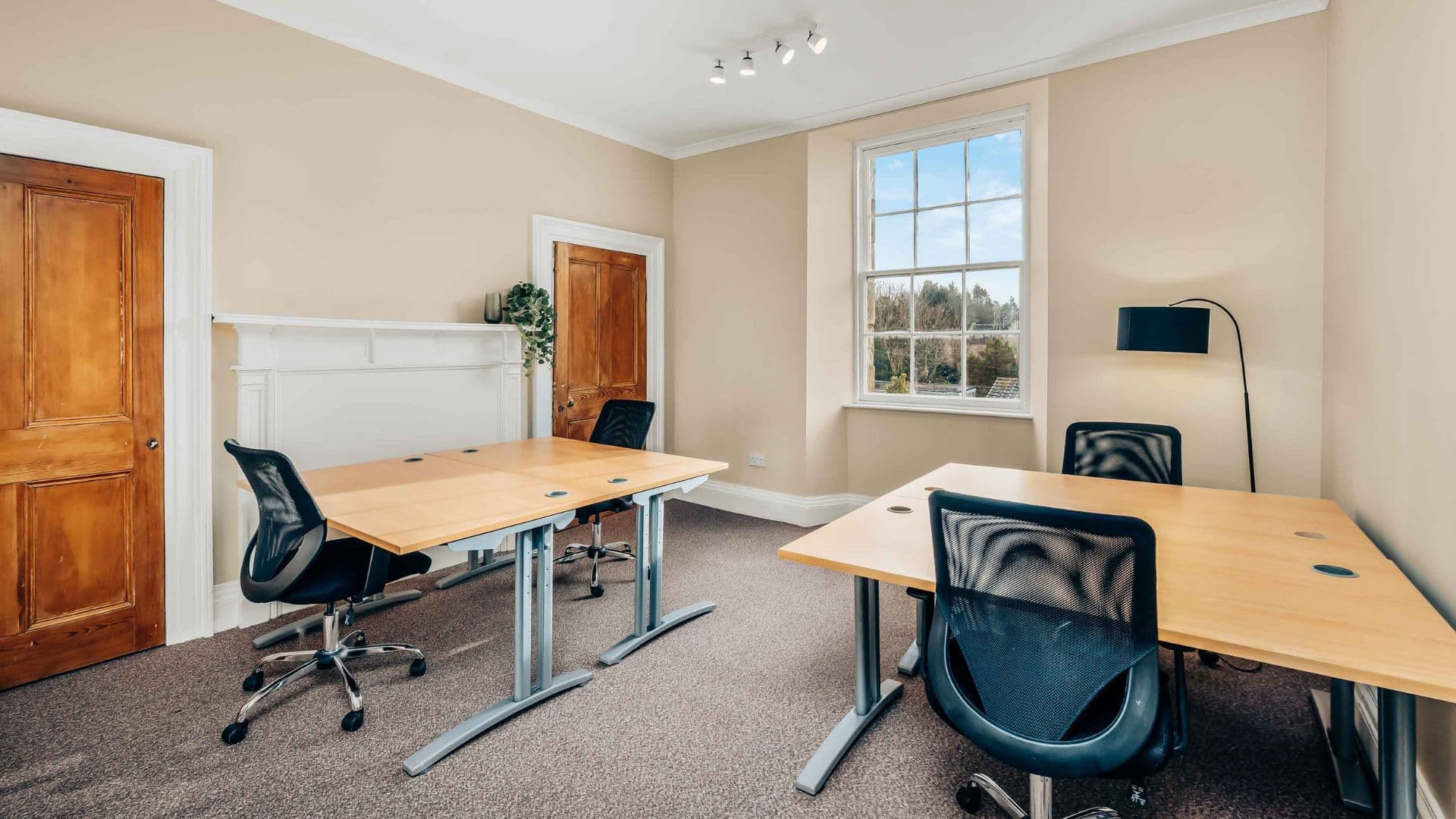 A private office for four