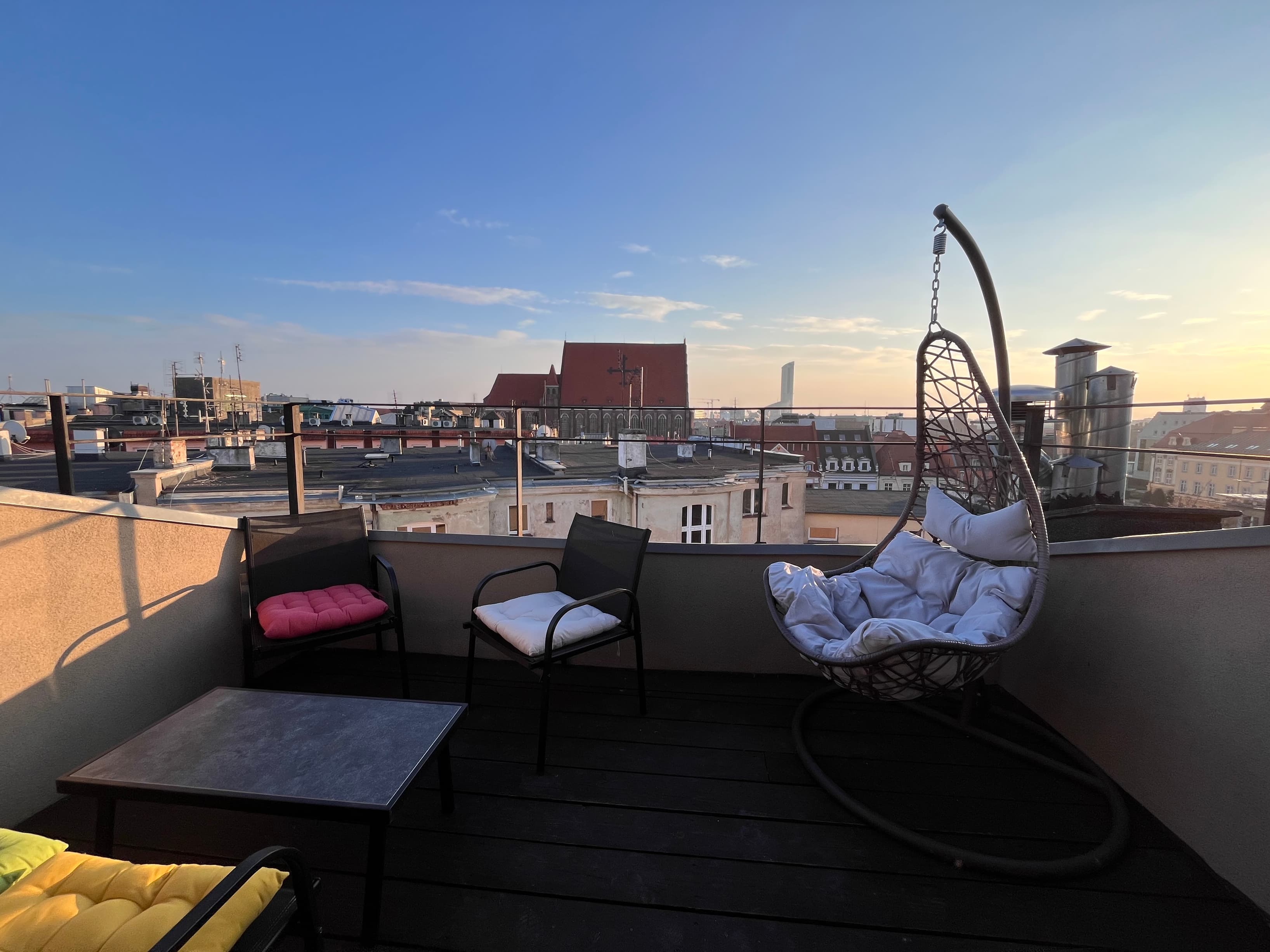 Our lovely outdoor terrace to catch some fresh air