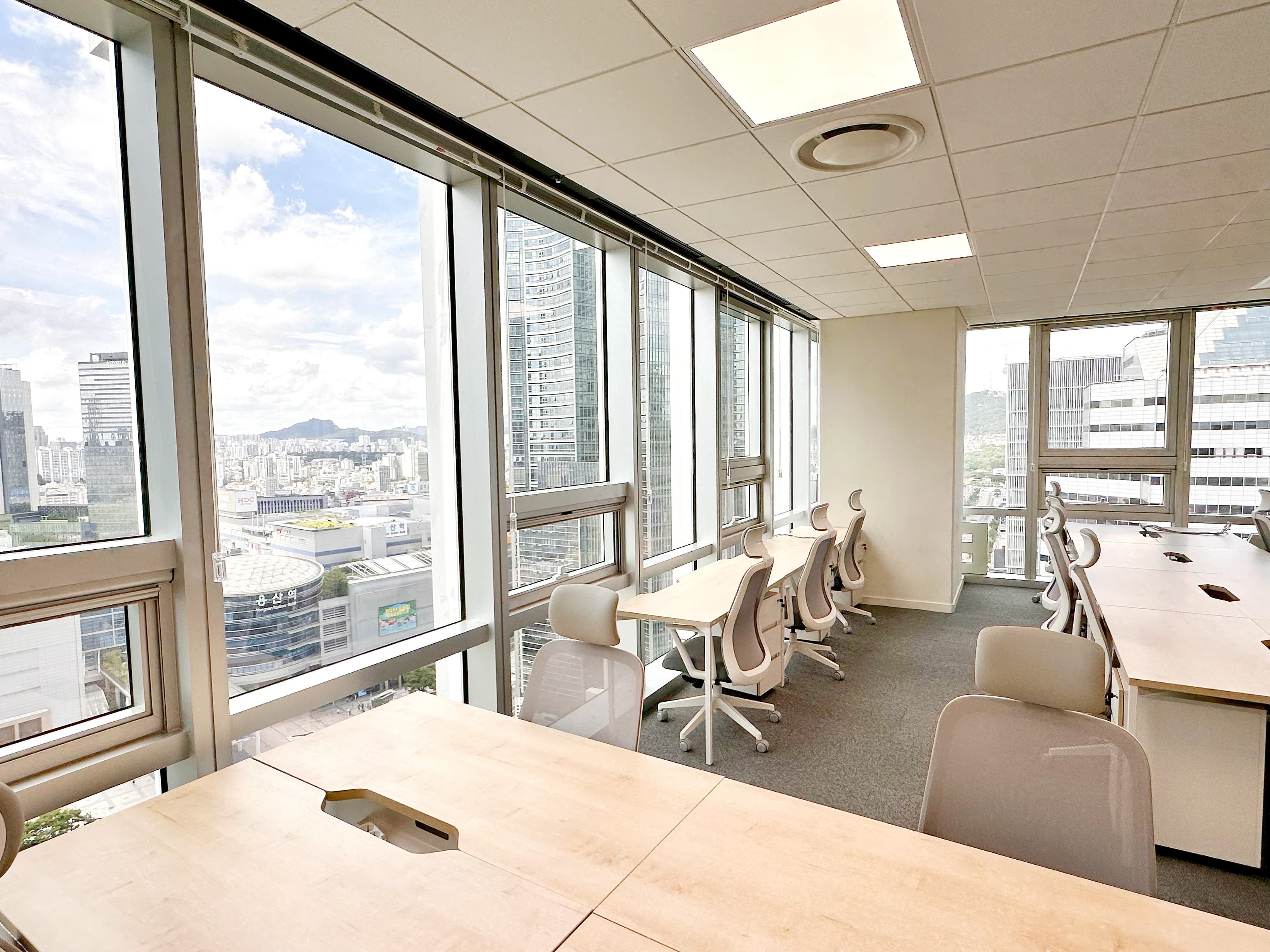 view of the office view of the office