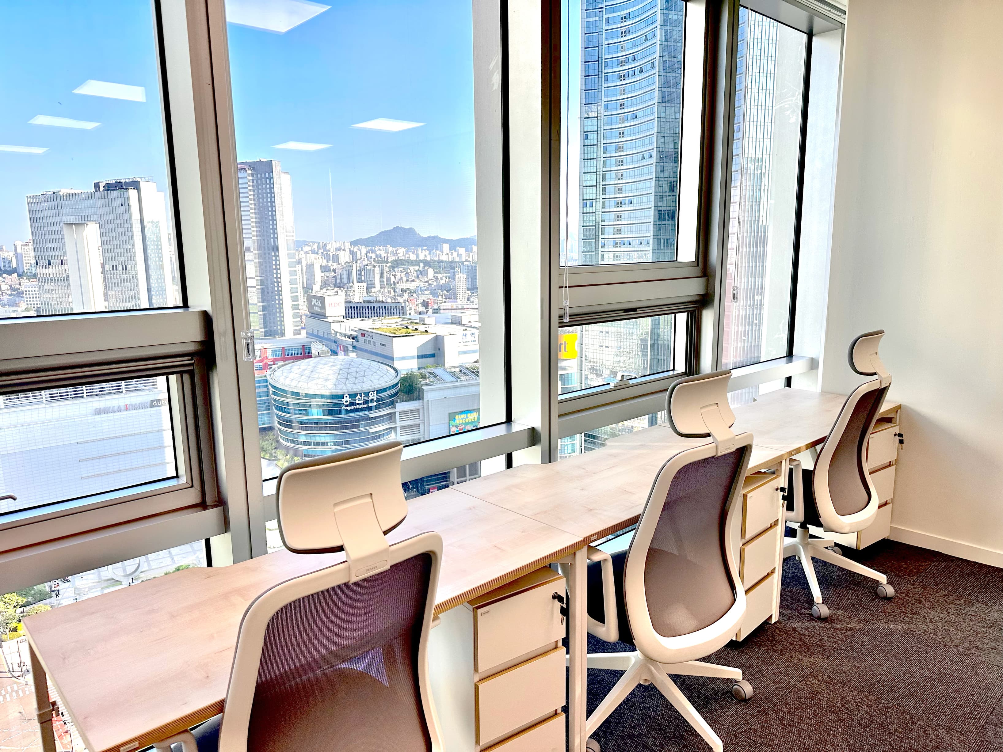 view of the office view of the office