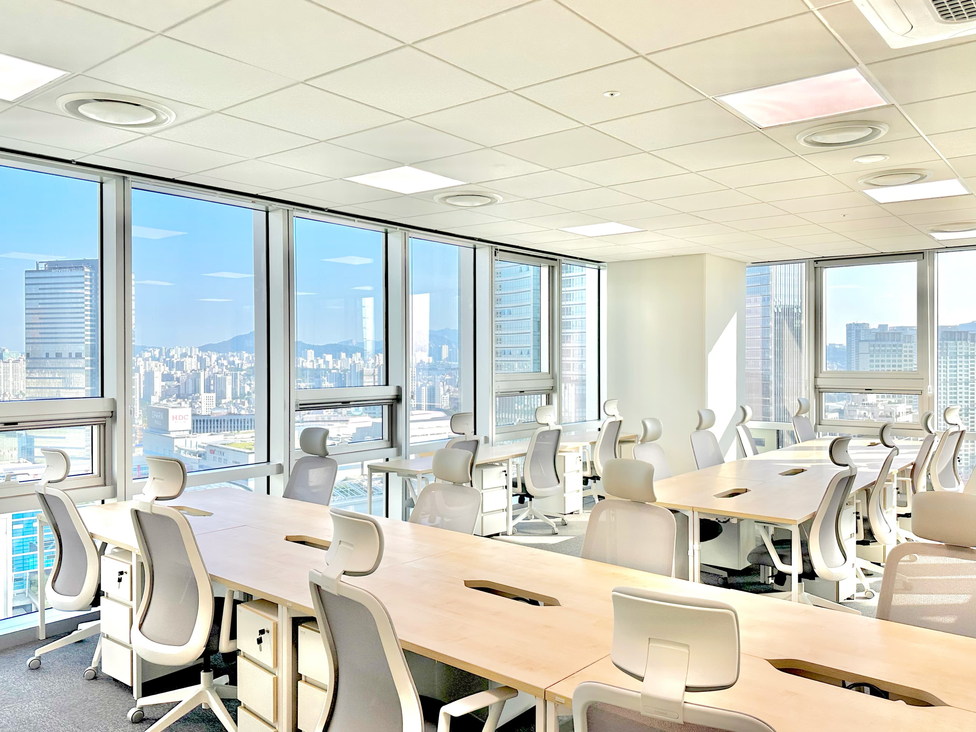 view of the office view of the office