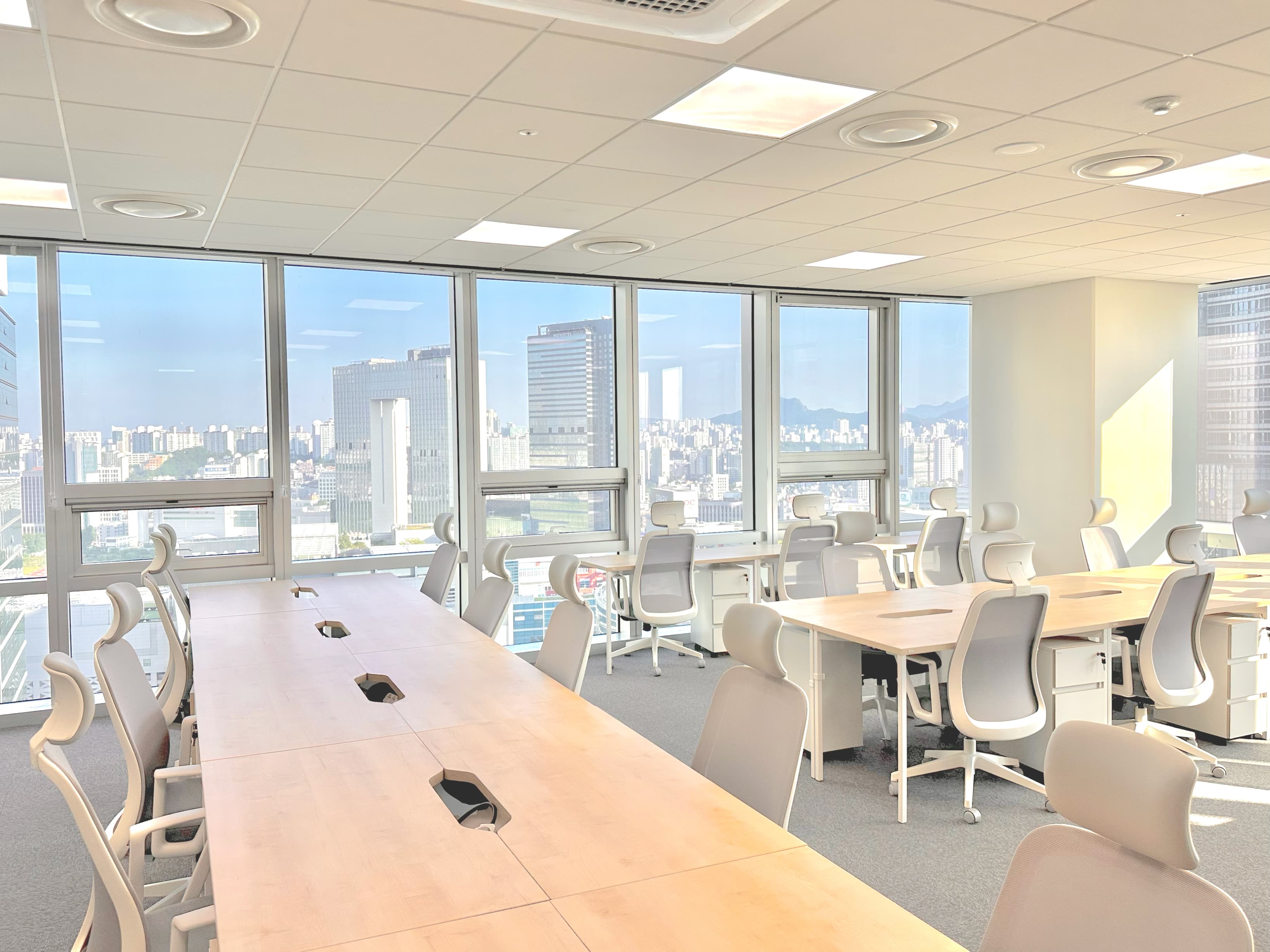 view of the office view of the office