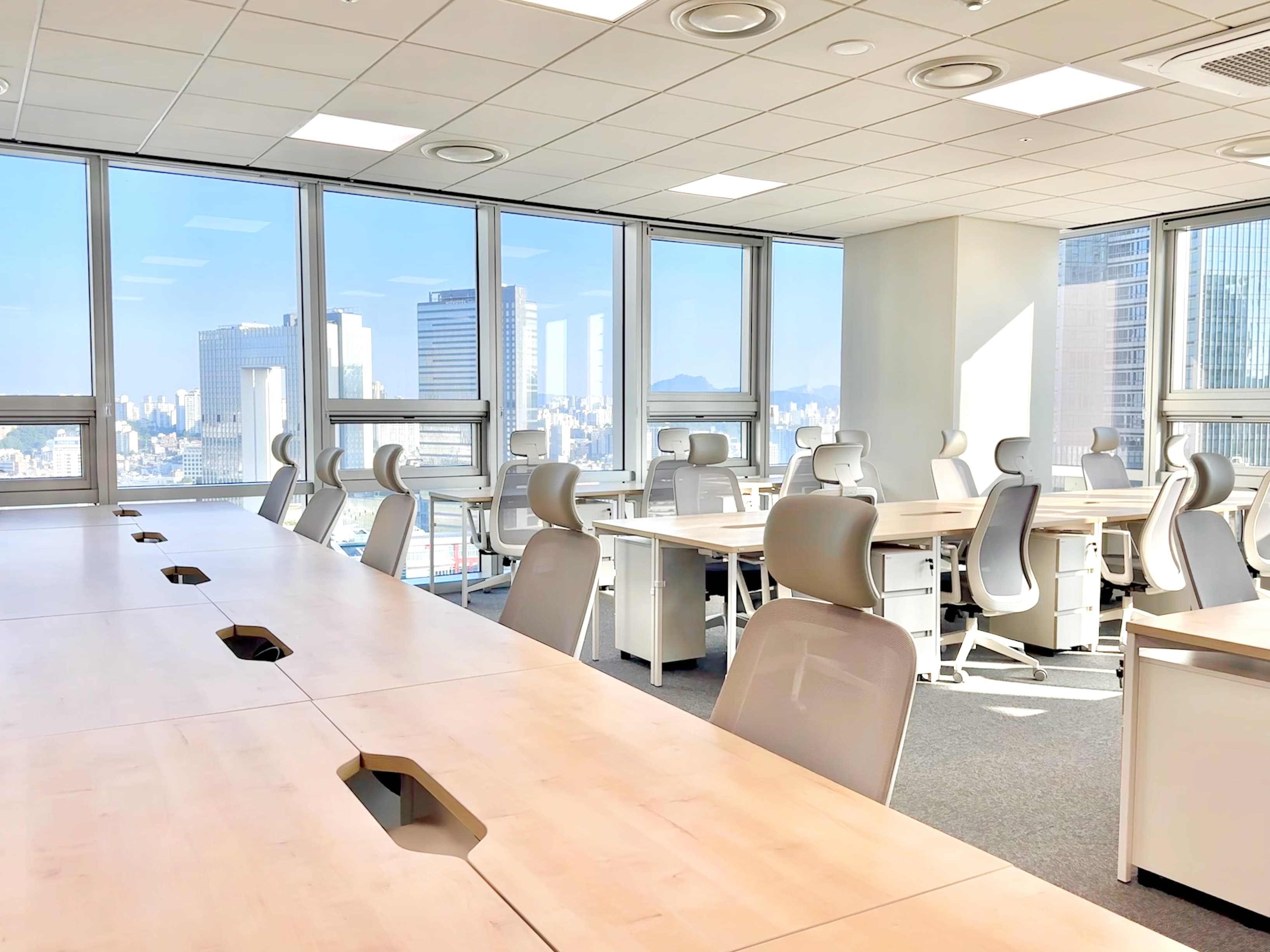 view of the office view of the office