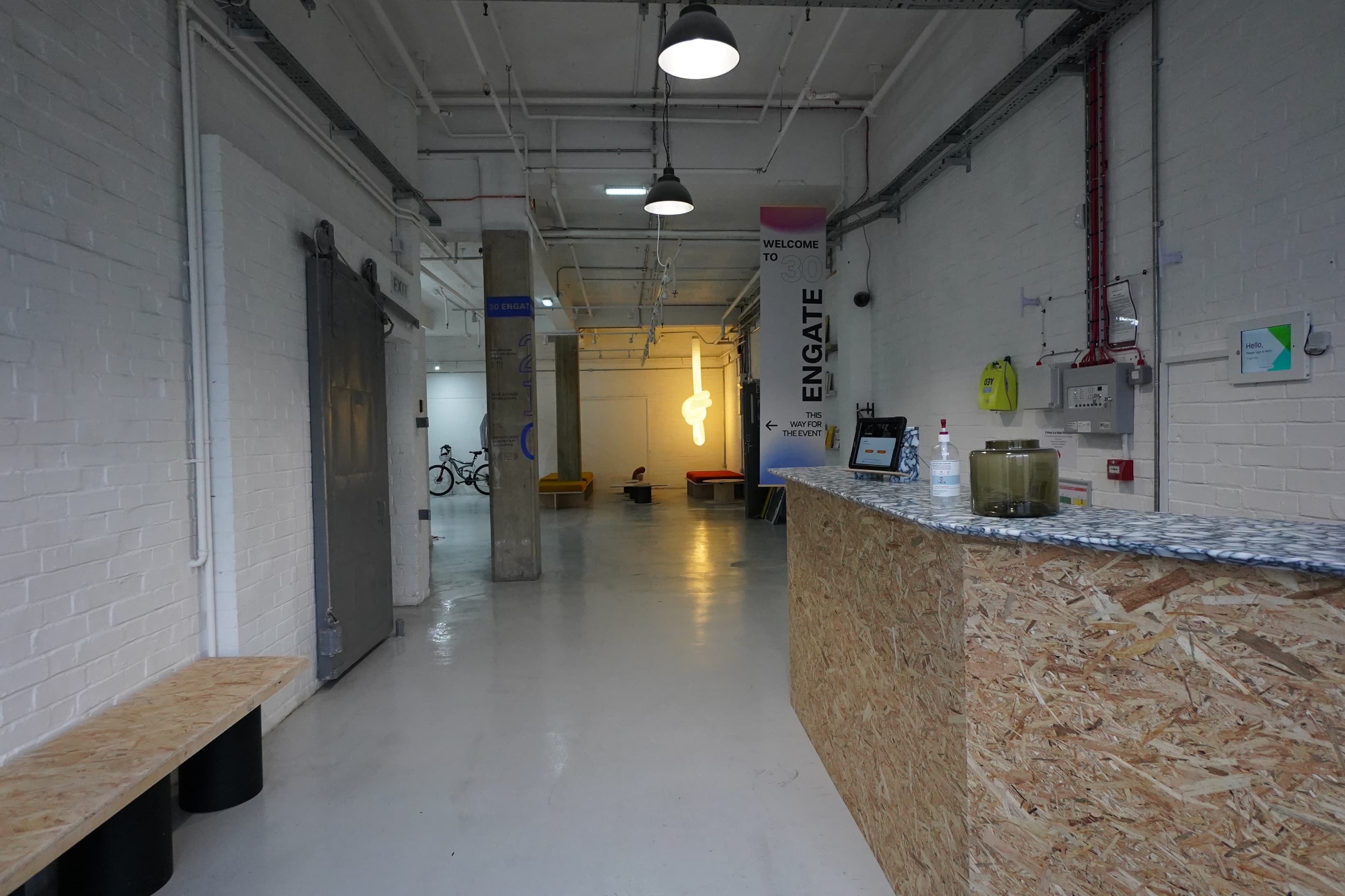 Reception area