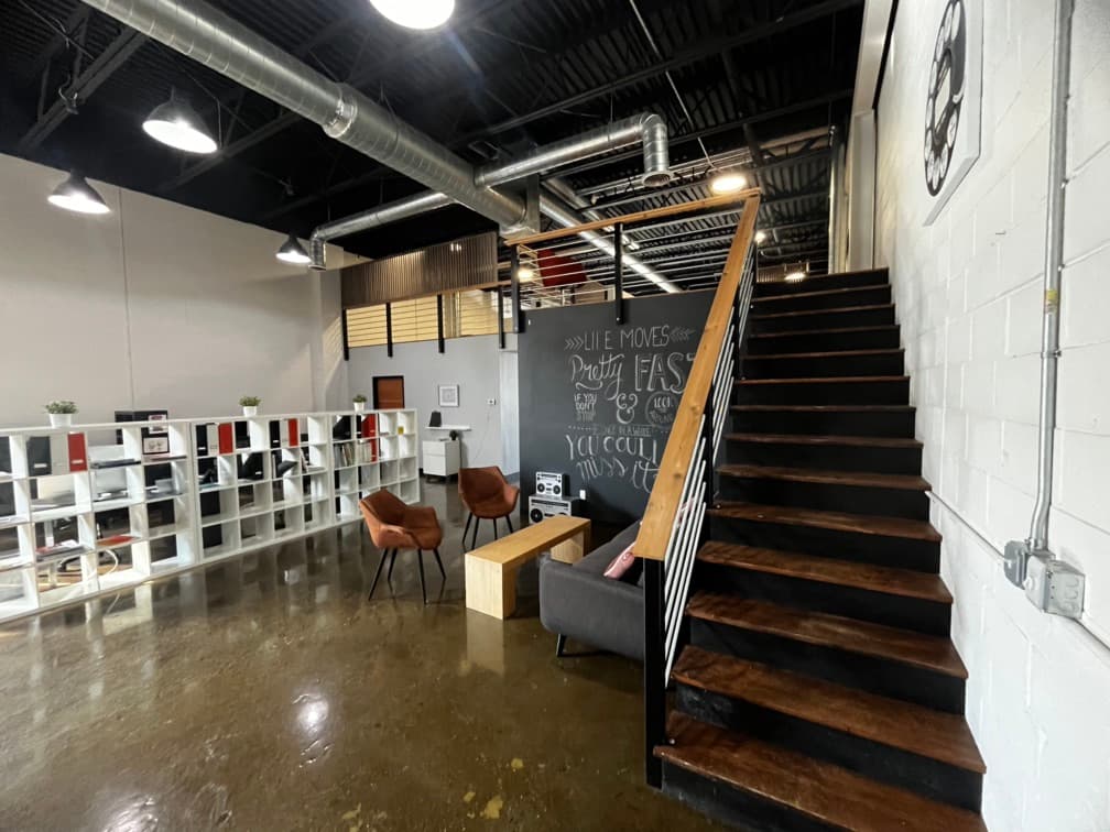 Stairs to upper loft