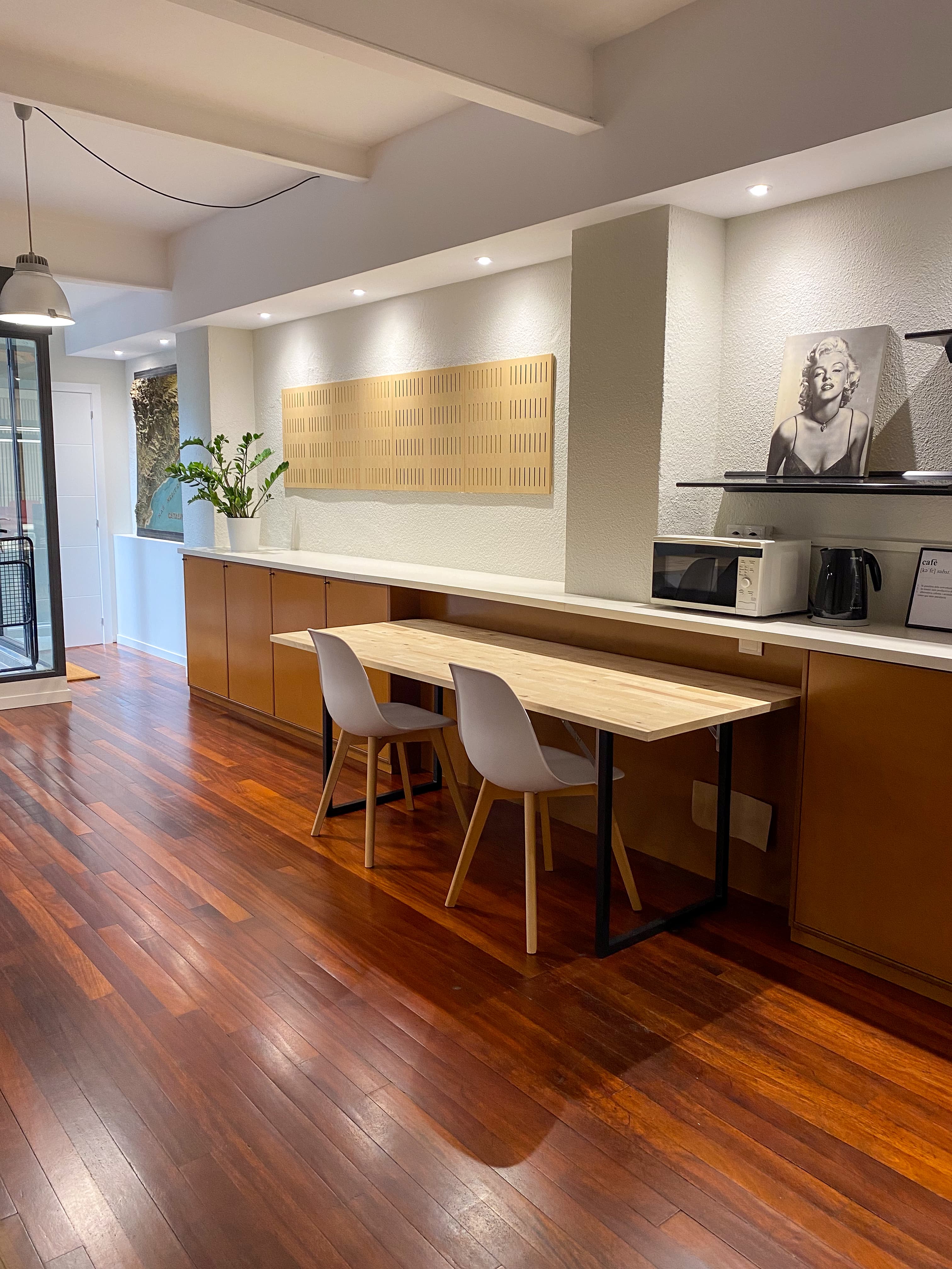 Fully equipped office area