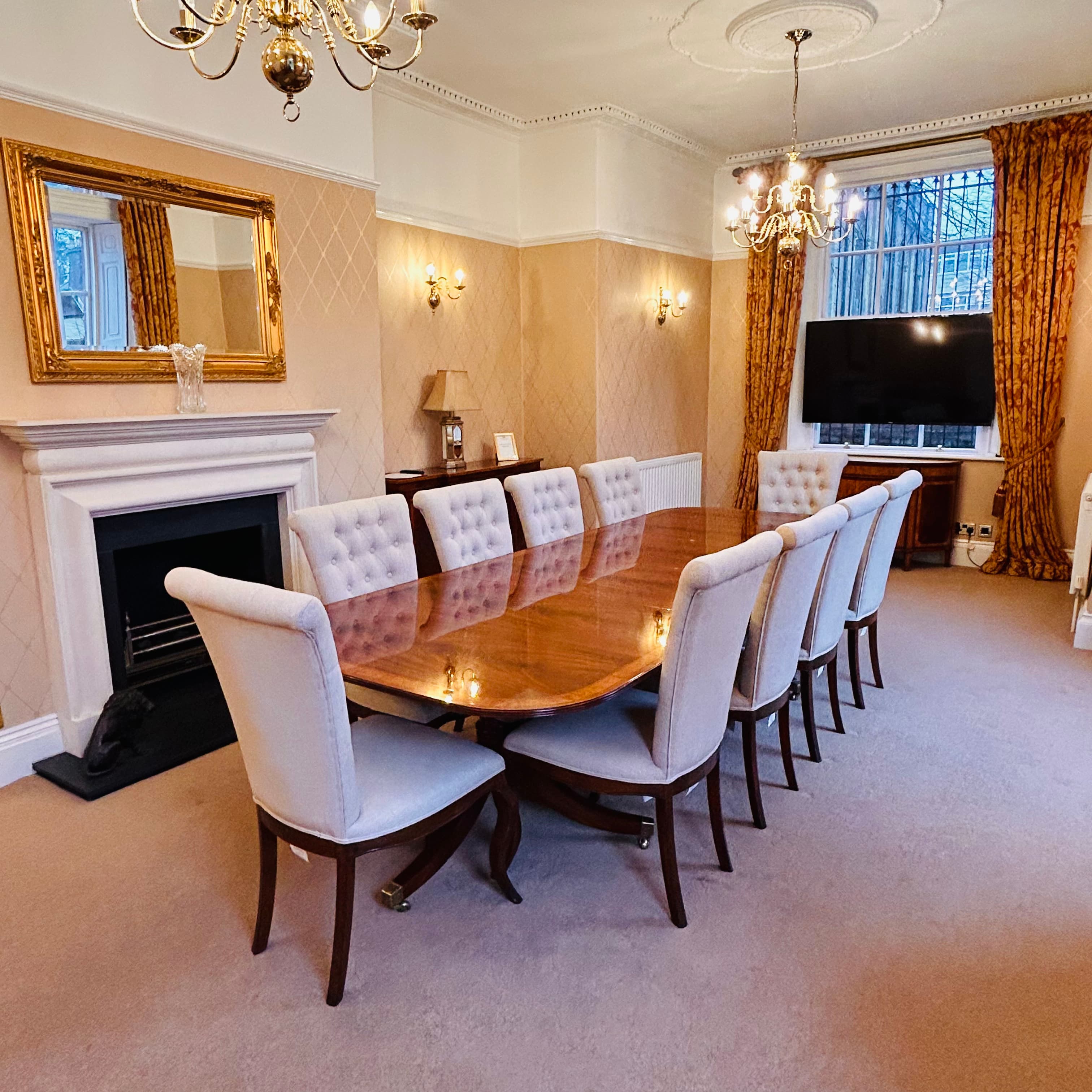 The boardroom is the perfect setting to discuss all of your businesses exciting new ventures. The boardroom is the perfect setting to discuss all of your businesses exciting new ventures.