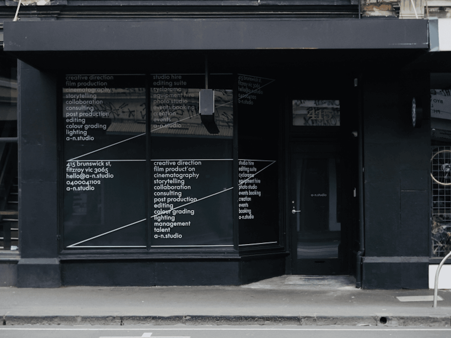 Front of the building