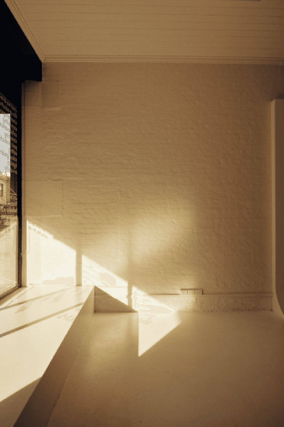 Downstairs studio space