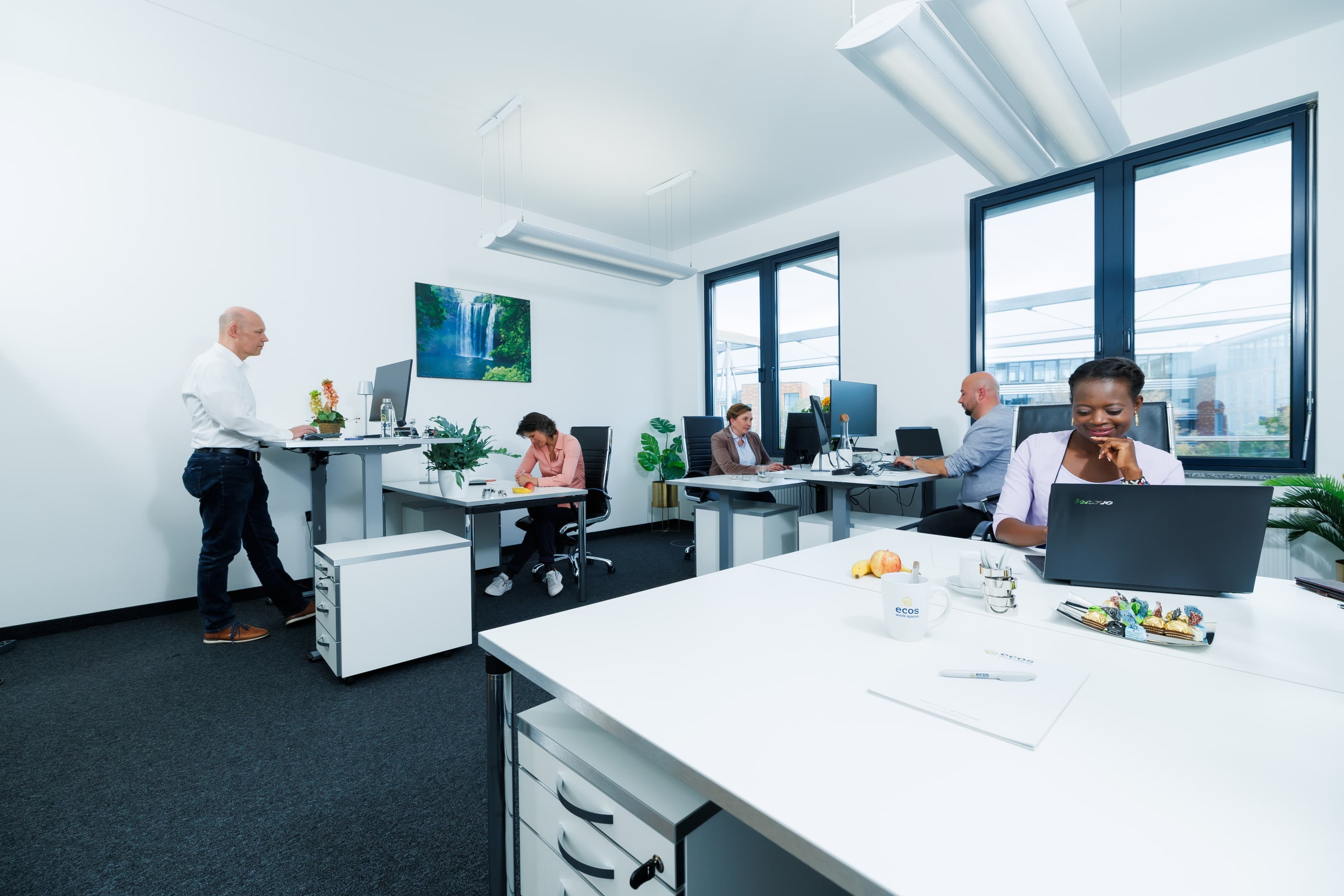 Team office for + desks at ecos work spaces MunichT