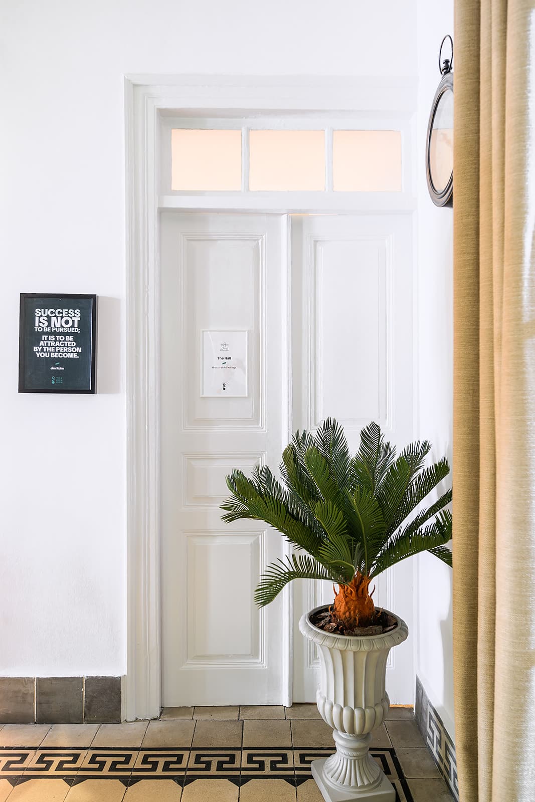 Door to hall Door to hall