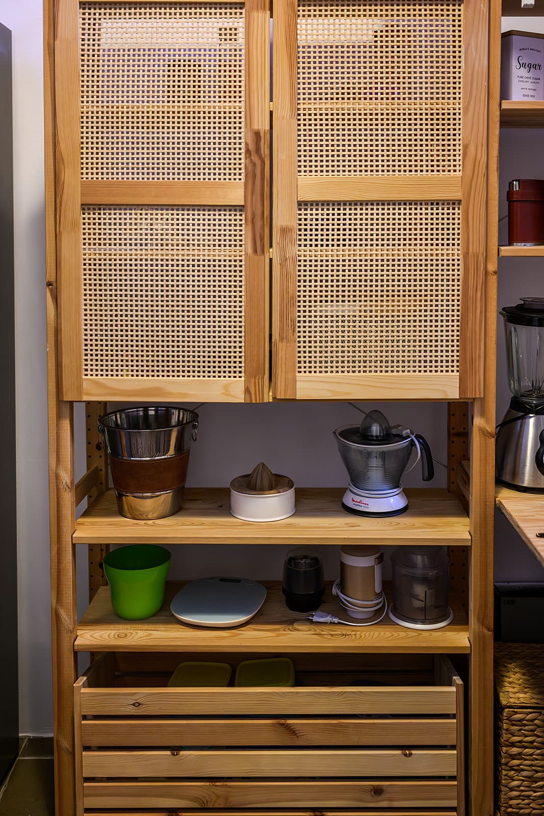 Cupboard in the kitchen Cupboard in the kitchen