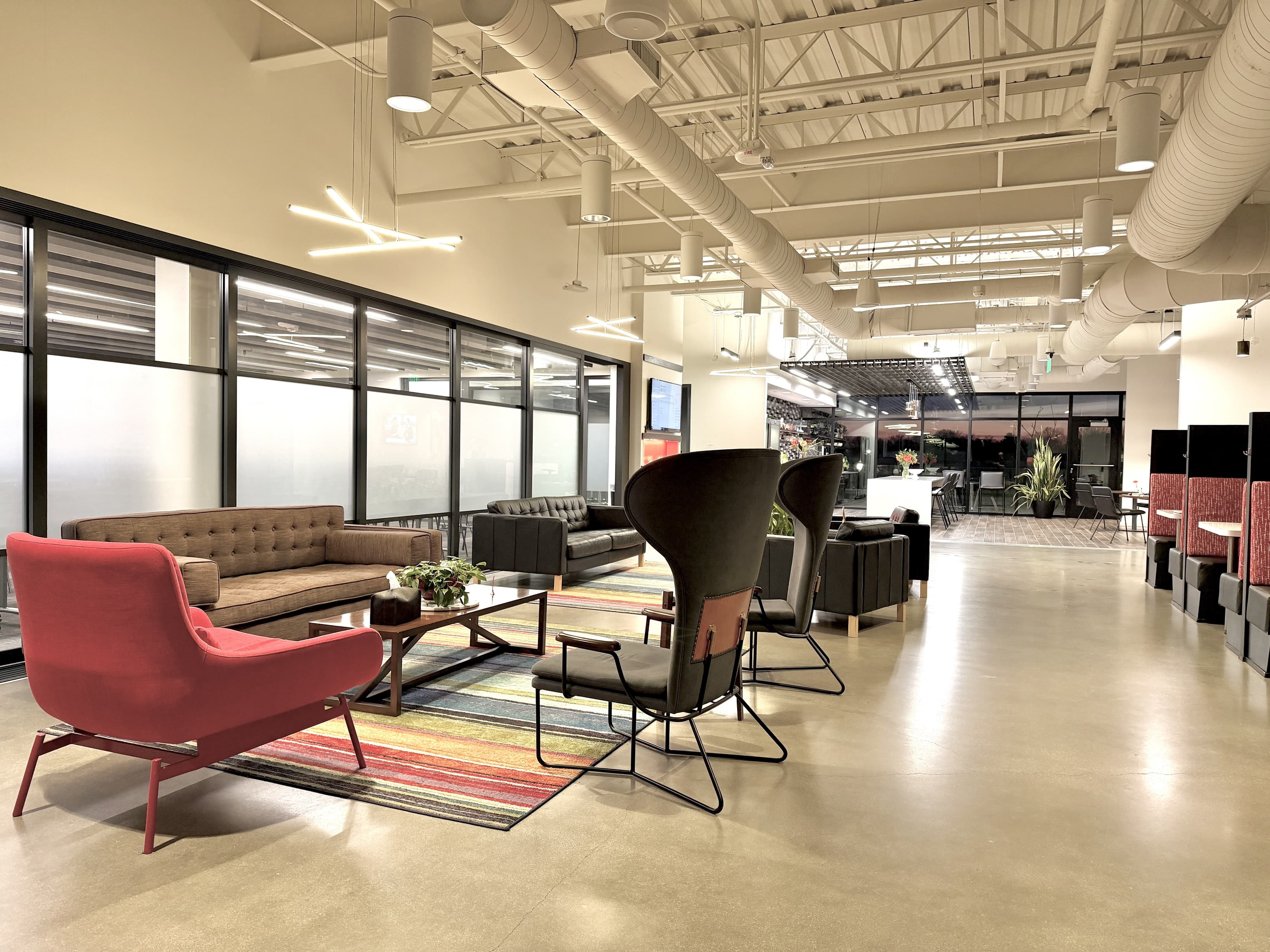 Carmel Worklounge with Views of Monon Trail Carmel Worklounge with Views of Monon Trail