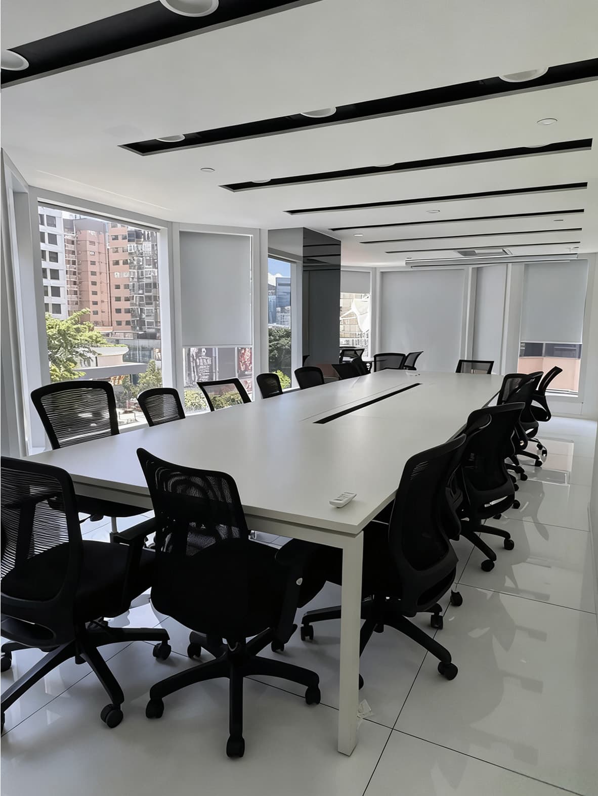 Meeting Room for 15 people; Features floor-to-ceiling windows with excellent views. Meeting Room for 15 people; Features floor-to-ceiling windows with excellent views.
