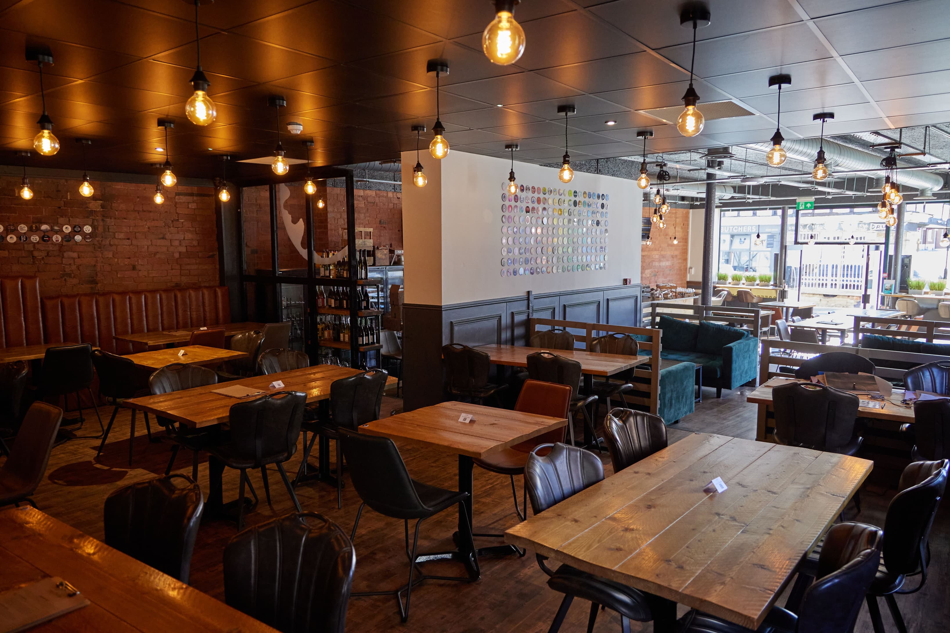 Rear cafe area Rear cafe area