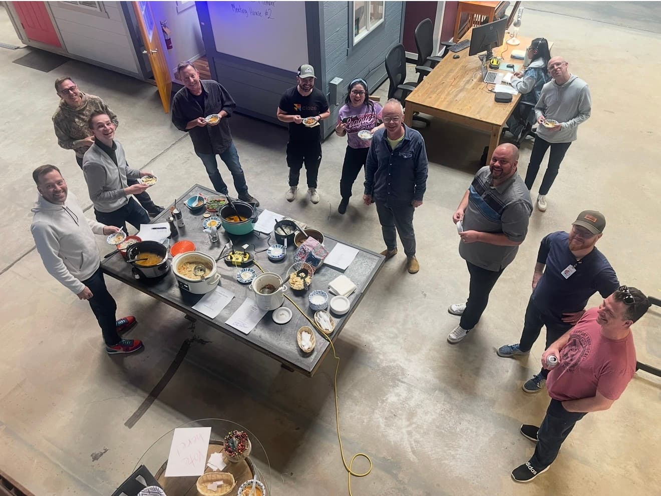 Member lunch! Member lunch!